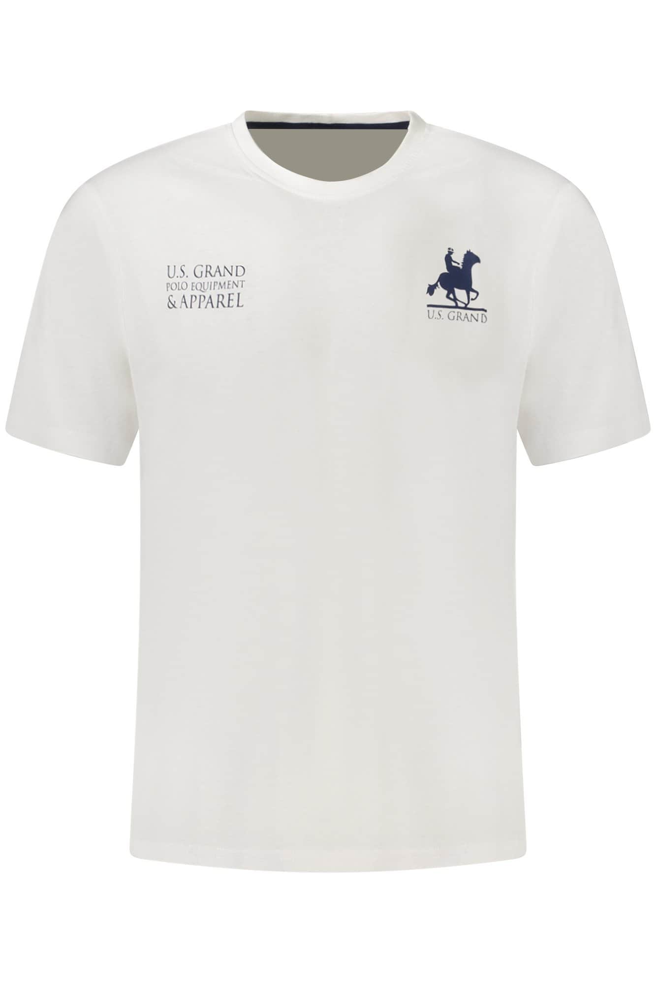 US Grand hombre manga corta t-camisa azul