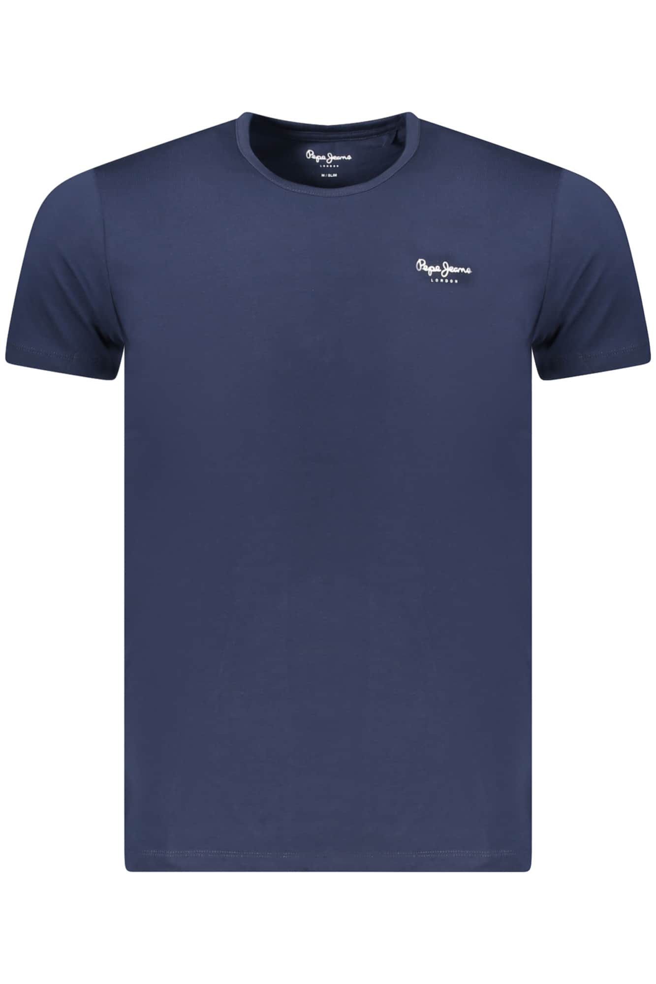 Pepe vaqueros hombre manga corta t-camisa azul
