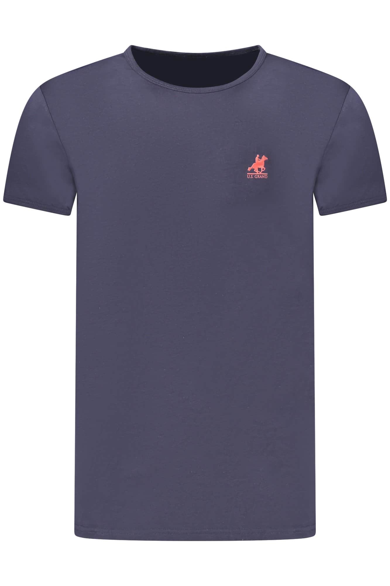US Grand hombre manga corta t-camisa azul