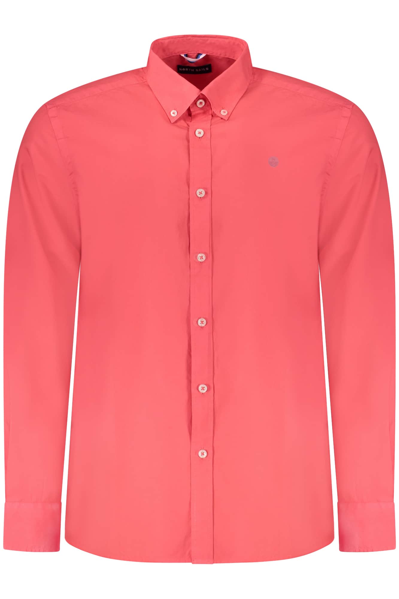 North Sails hombre manga larga camisa rojo
