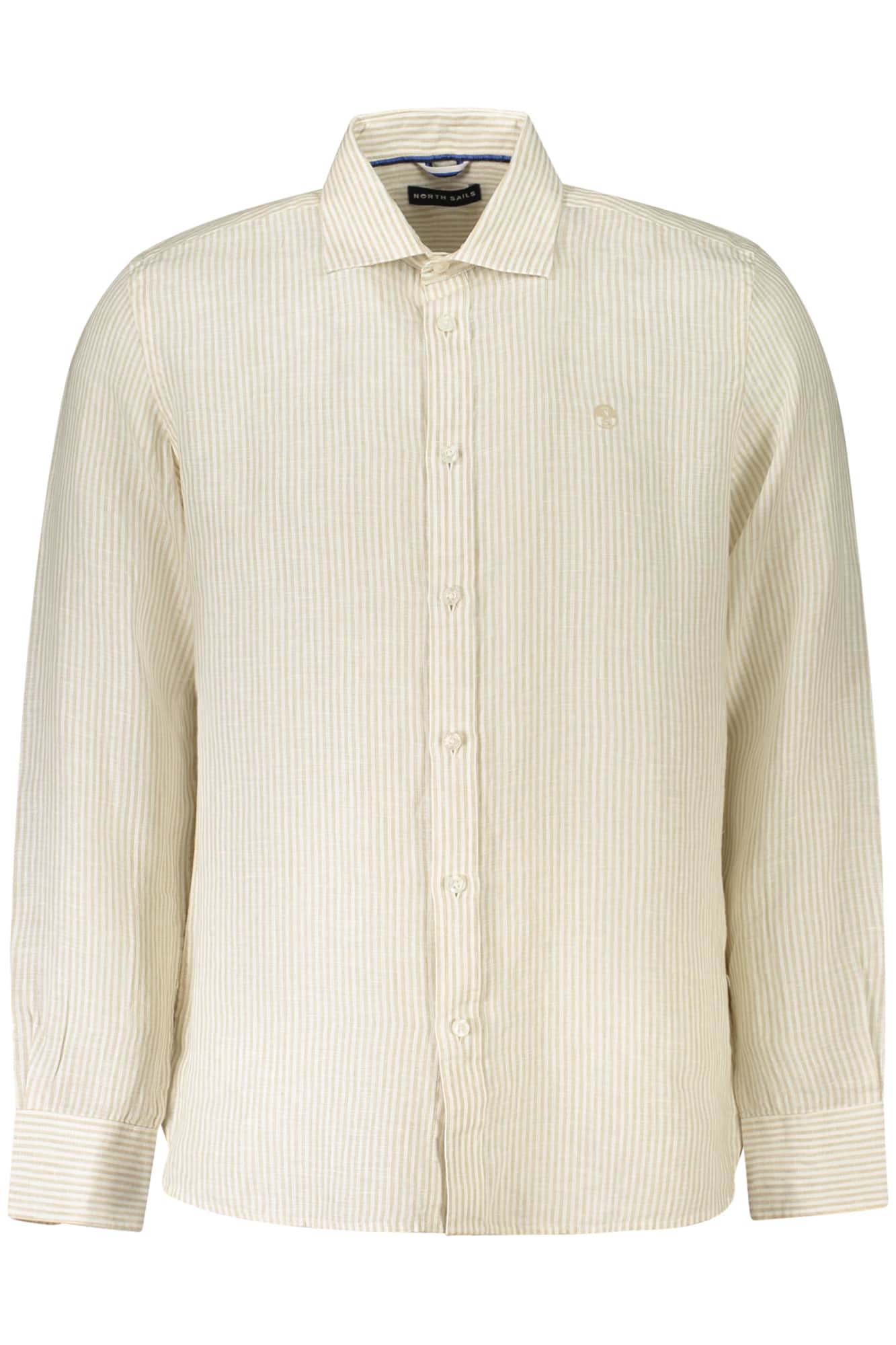 North Sails hombre manga larga camisa azul