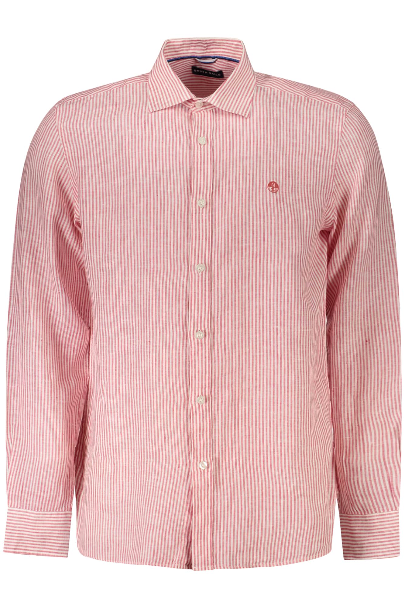 North Sails hombre manga larga camisa azul