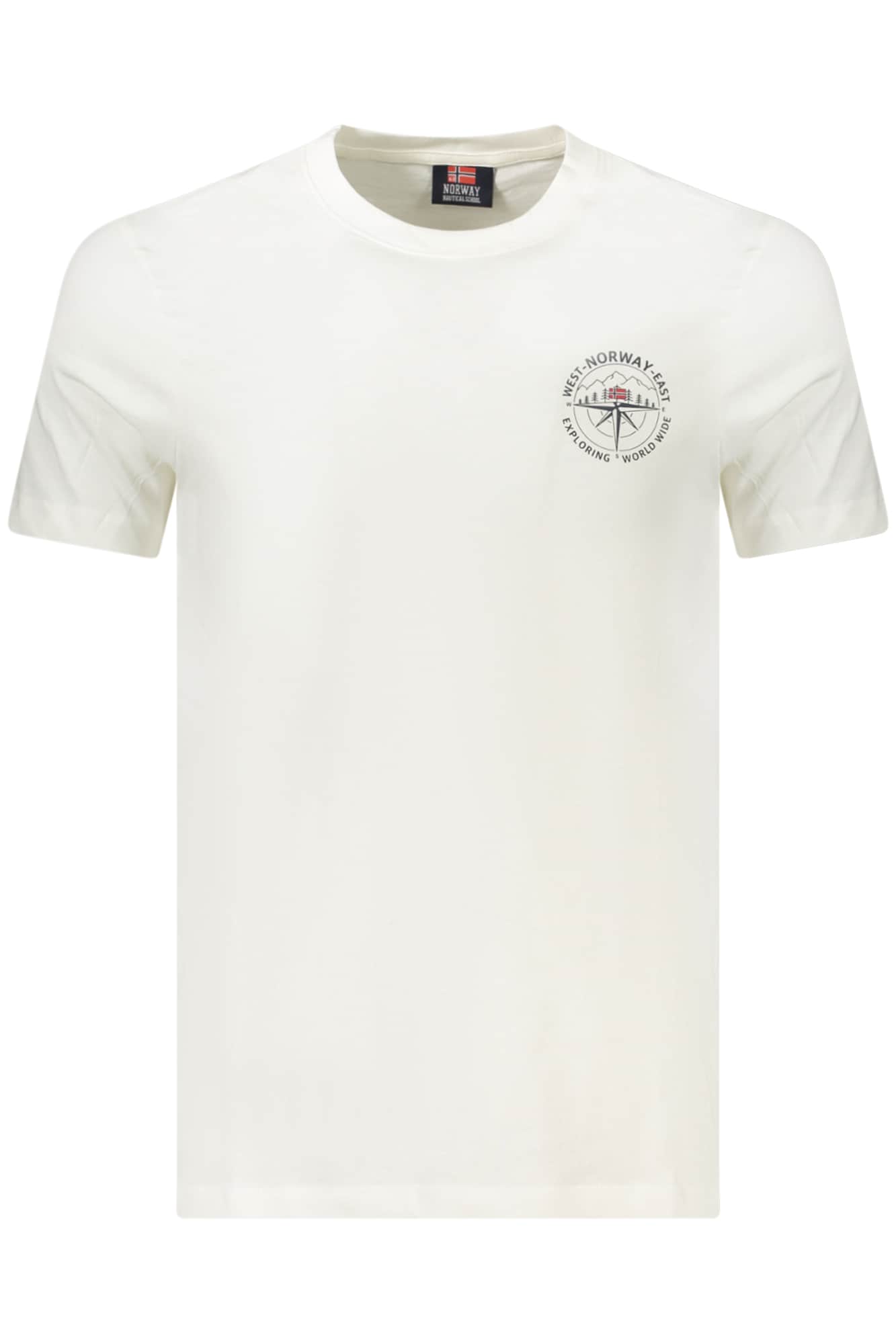 Norway 1963 hombre manga corta t-camisa azul