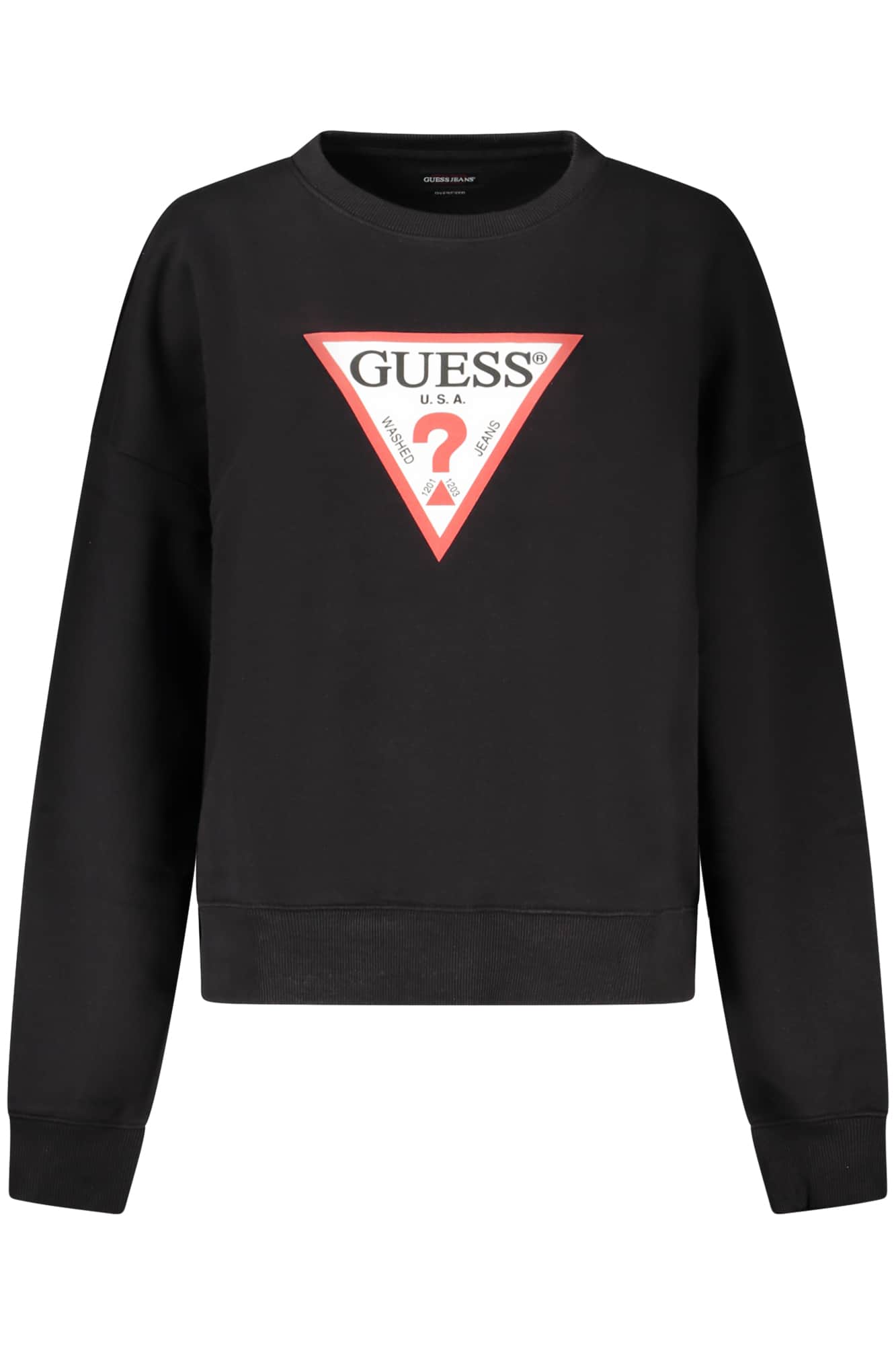 Guess vaqueros sudadera sin cremallera mujer blanco