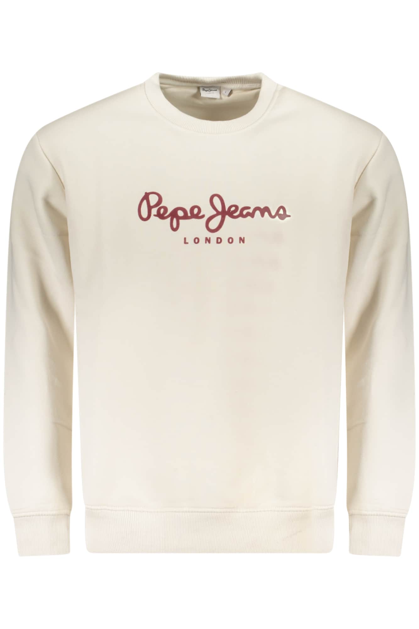 Pepe vaqueros hombre blanco con cremallera sudadera