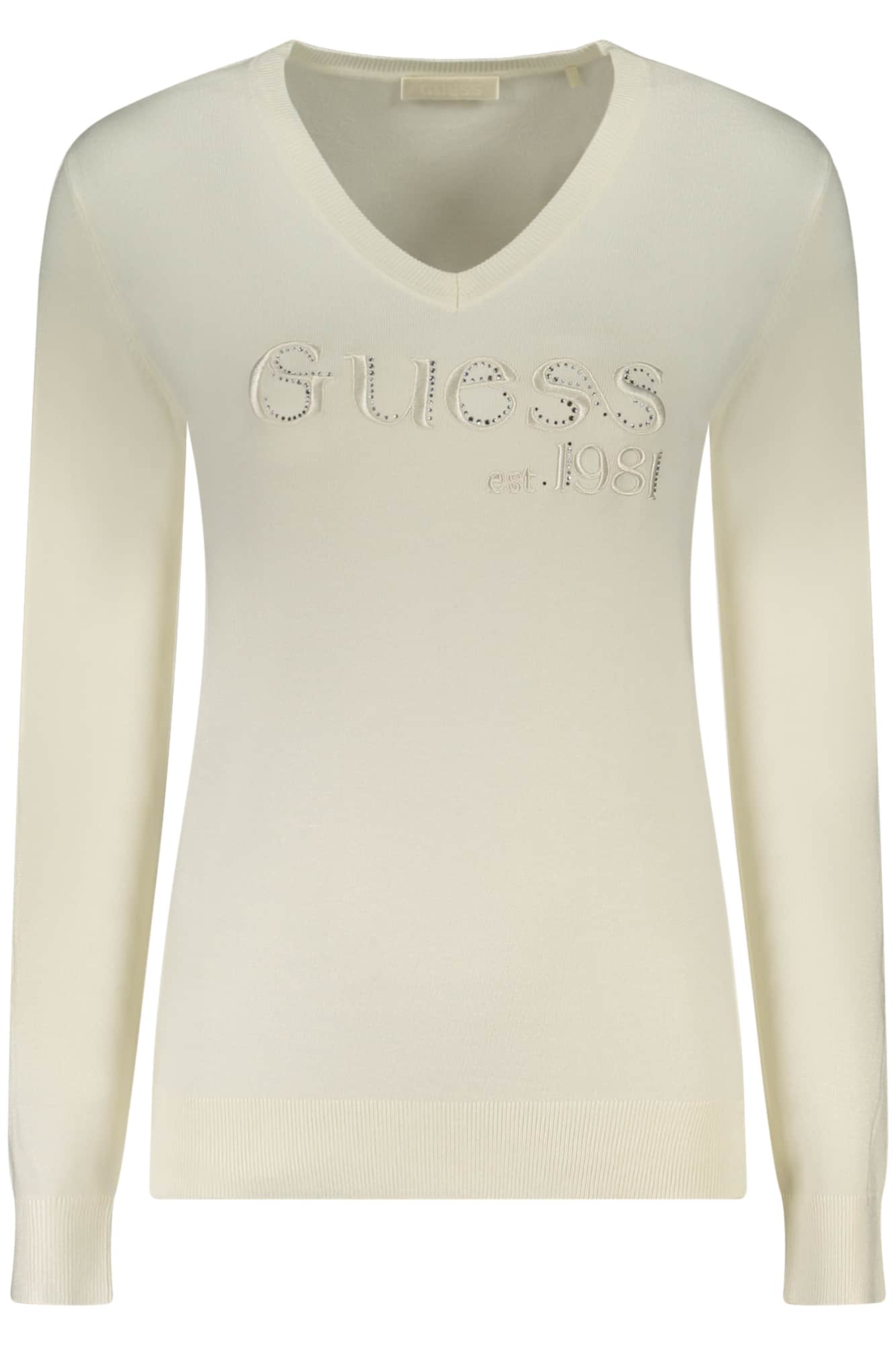 Guess vaqueros mujer blanco jersey