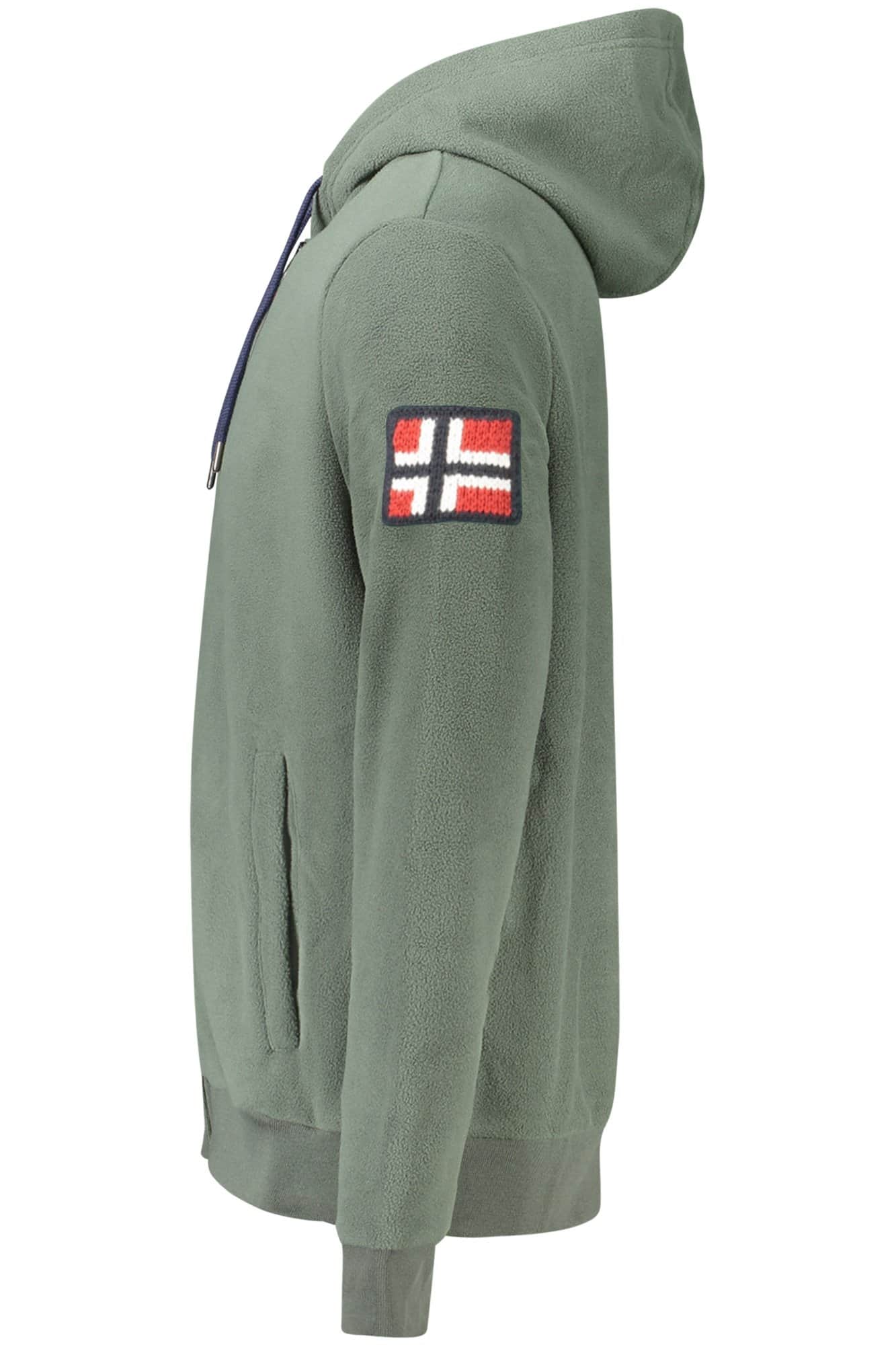 Norway 1963 hombre verde con cremallera sudadera