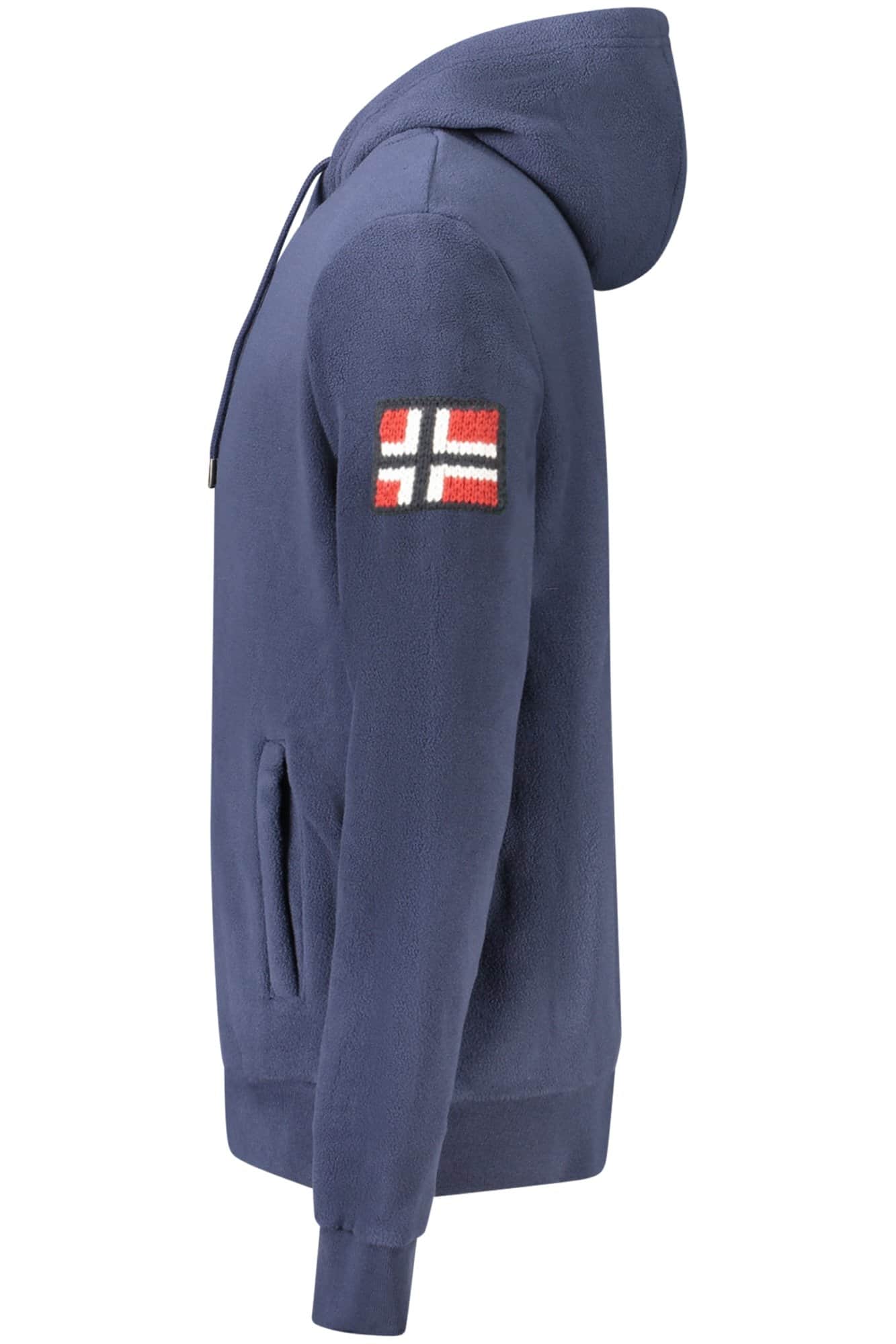 Norway 1963 hombre azul con cremallera sudadera