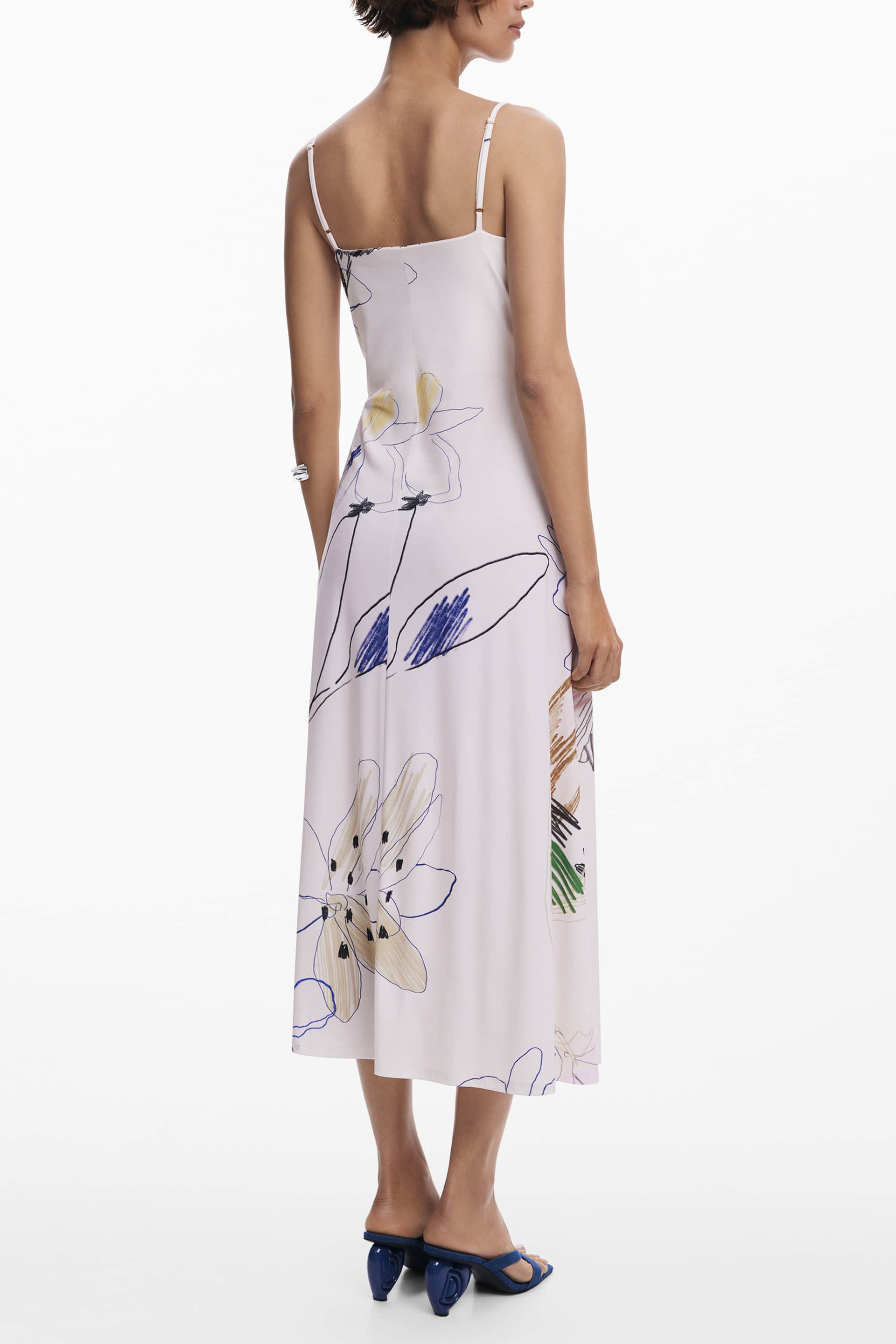 Desigual mujer largo negro vestido