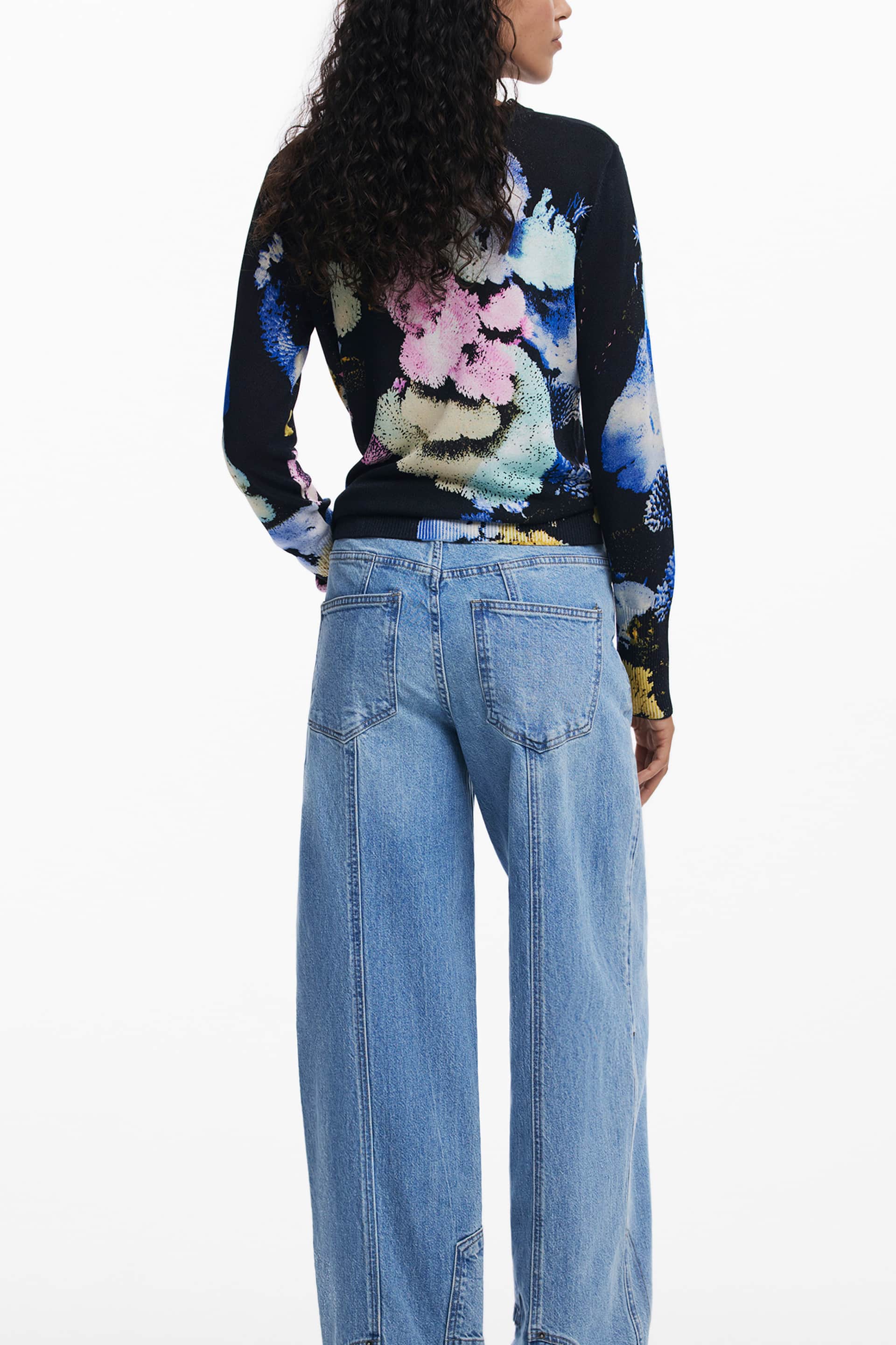 Desigual mujer negro jersey