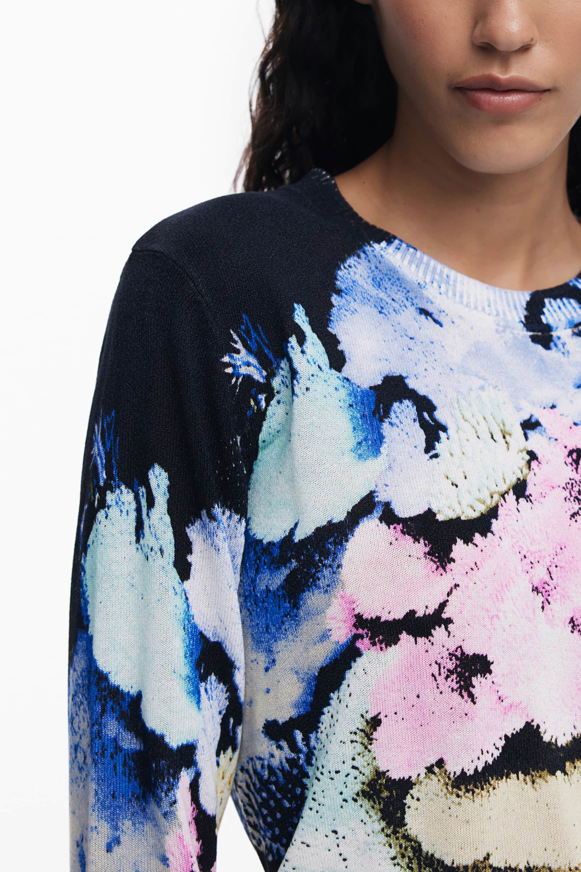 Desigual mujer negro jersey