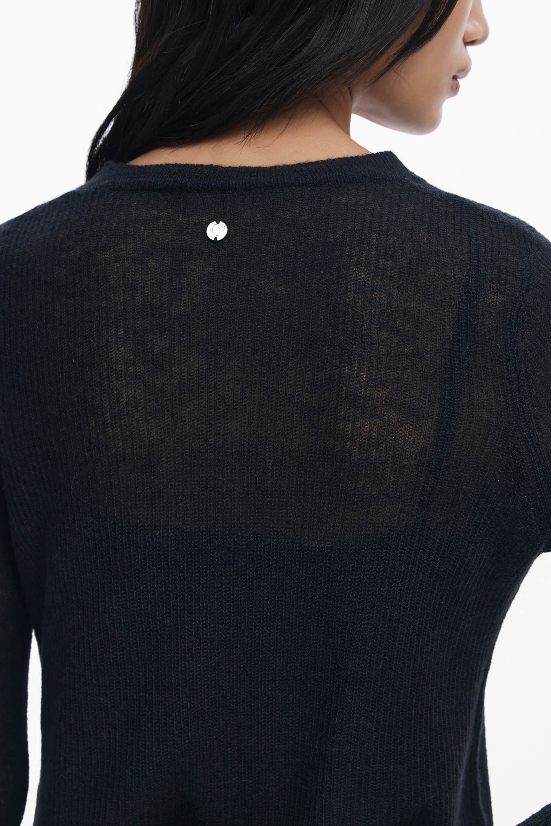 Desigual mujer largo negro vestido