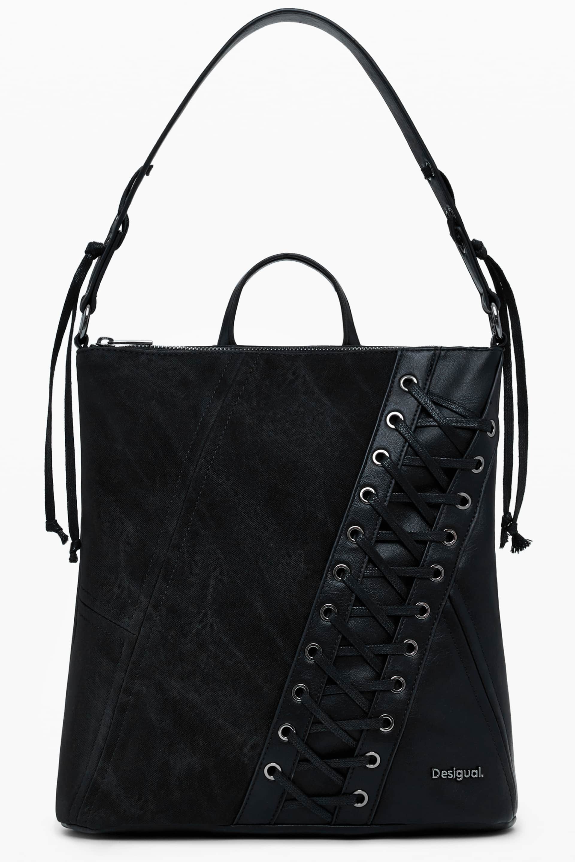 Desigual mujer negro mochila