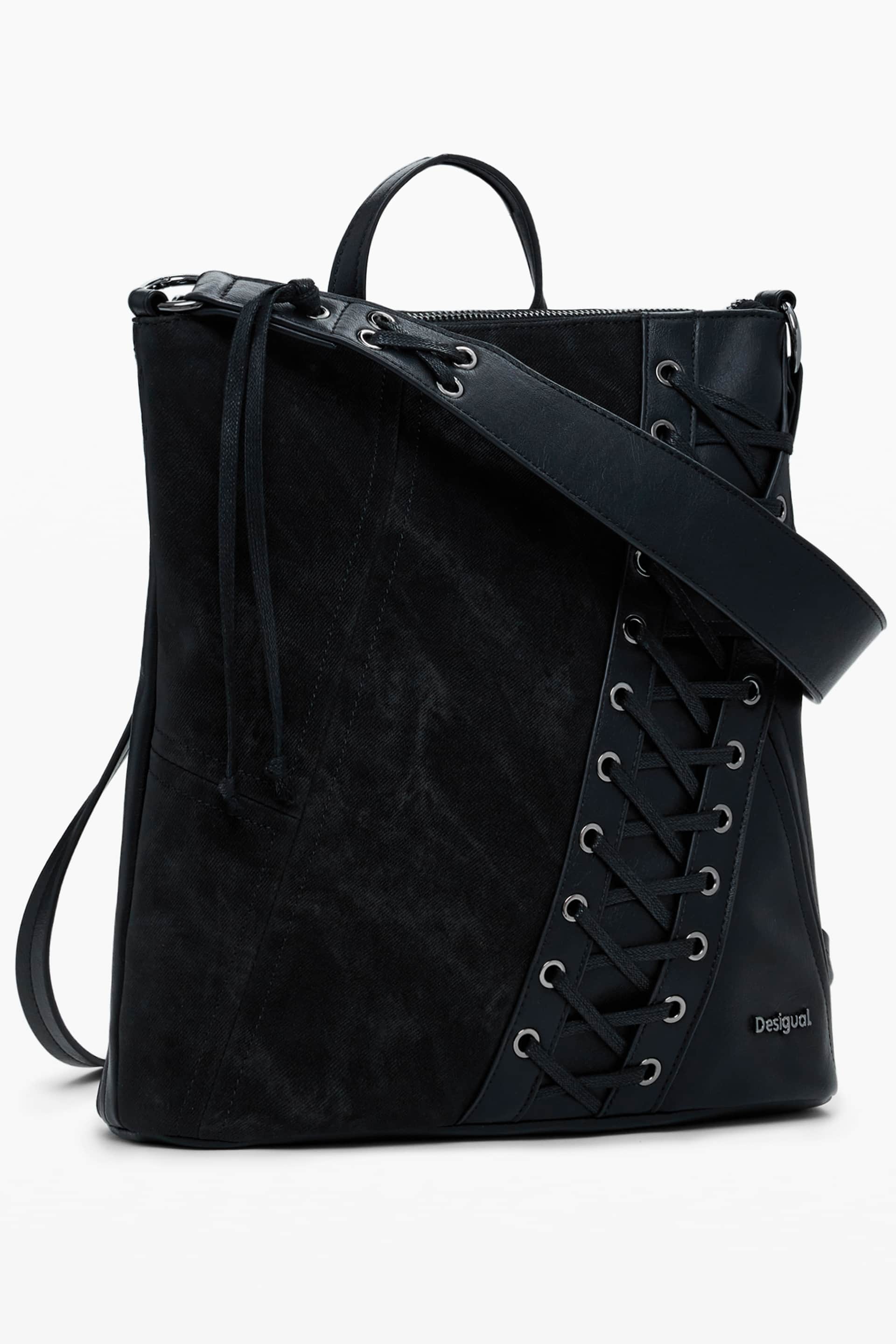Desigual mujer negro mochila