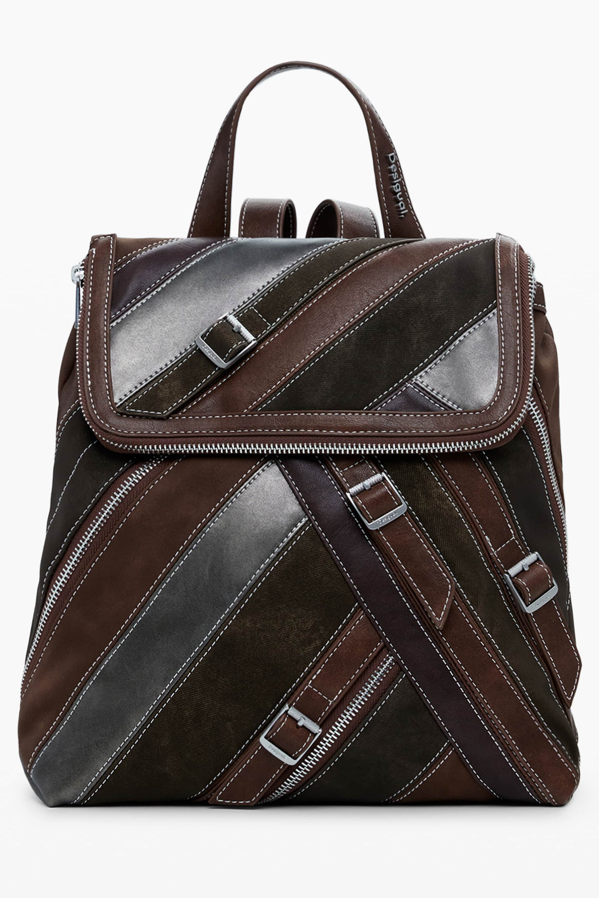 Desigual mujer marrón mochila