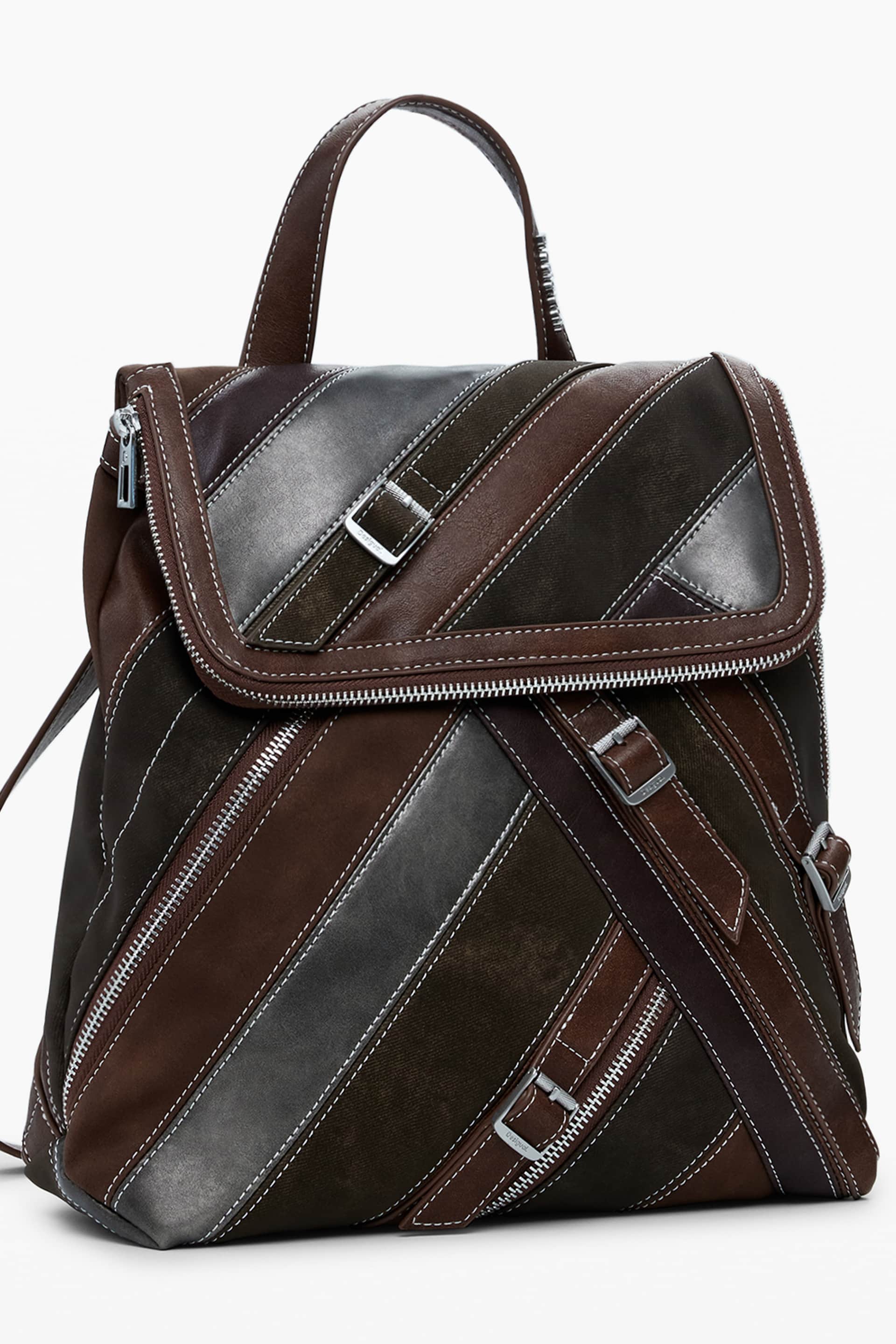Desigual mujer marrón mochila