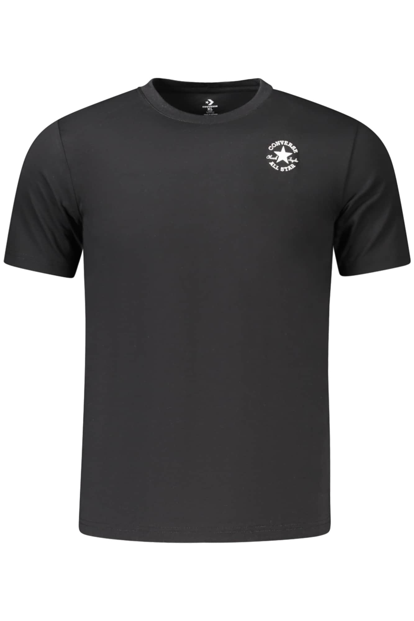 Converse Niños Manga Corta T-Camisa, Negro