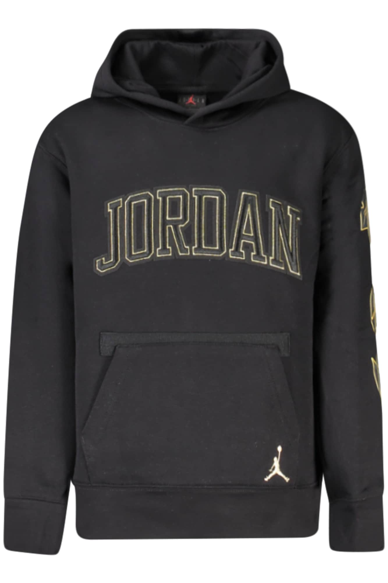 Jordan hombre negro con cremallera sudadera