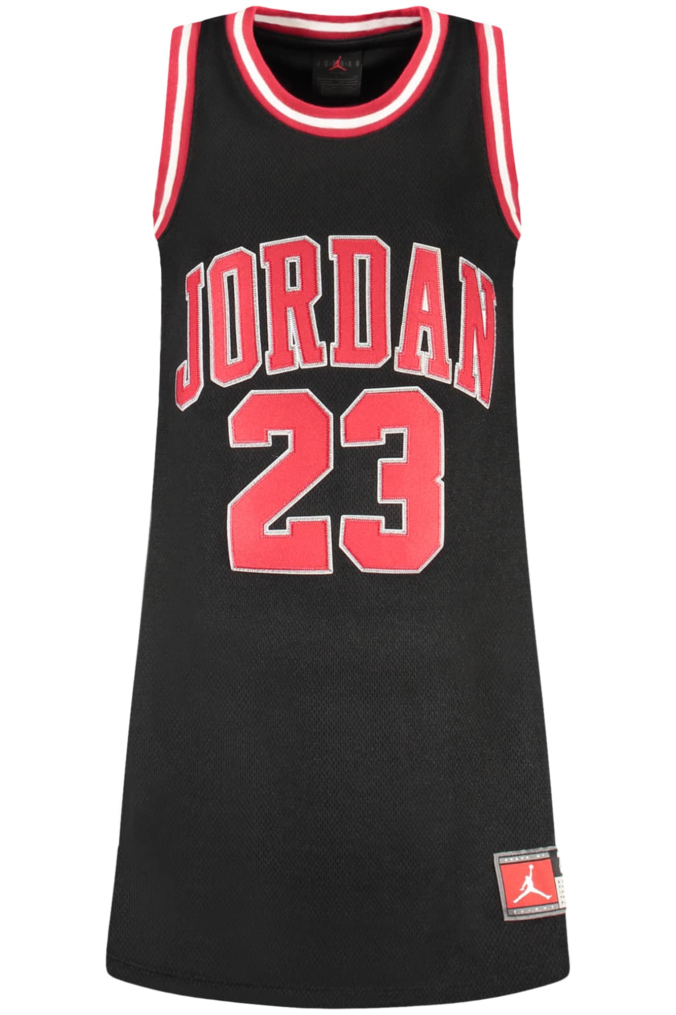 Jordan niñas negro camiseta de tirantes