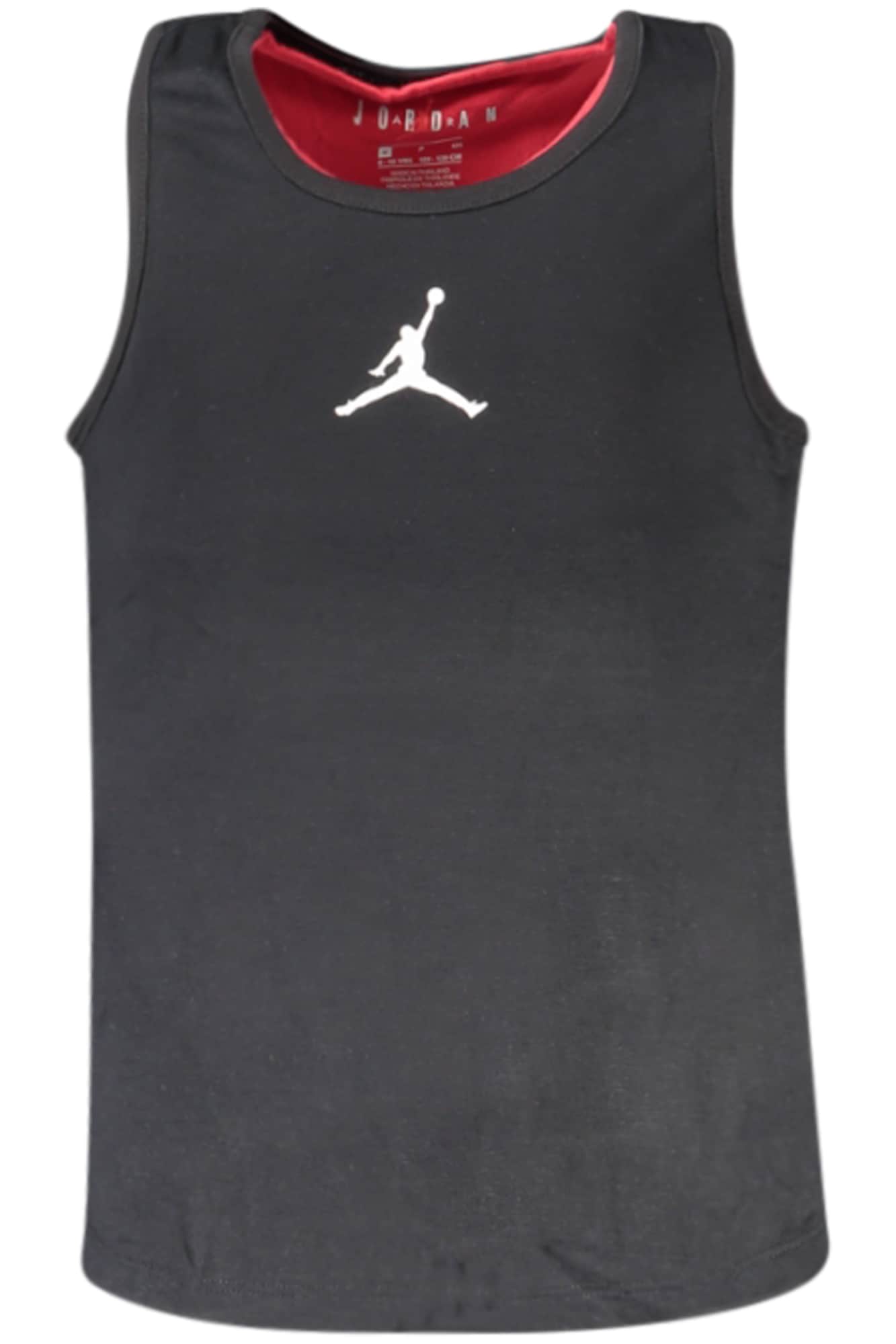 Jordan niñas negro camiseta de tirantes