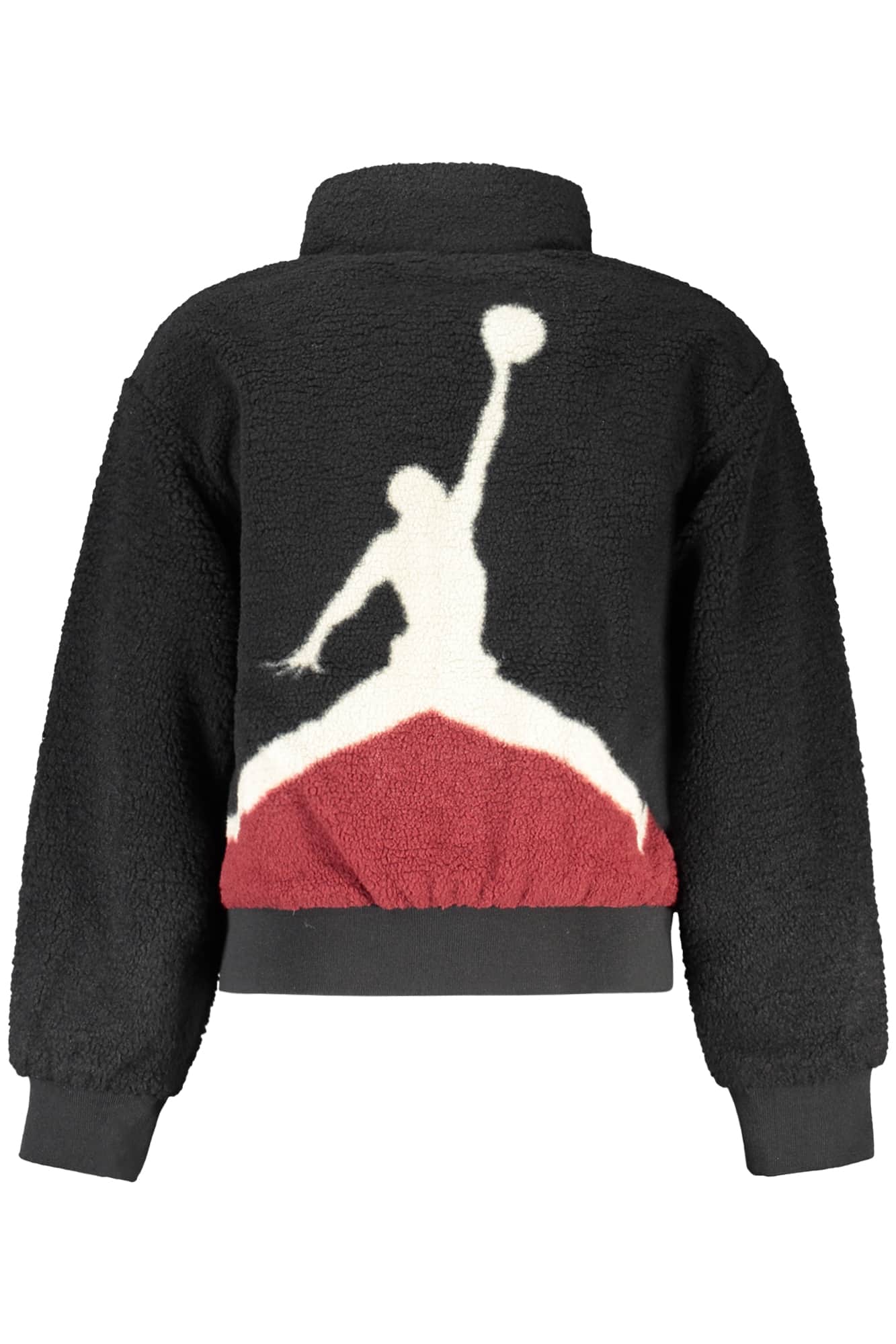 Jordan mujer negro con cremallera sudadera