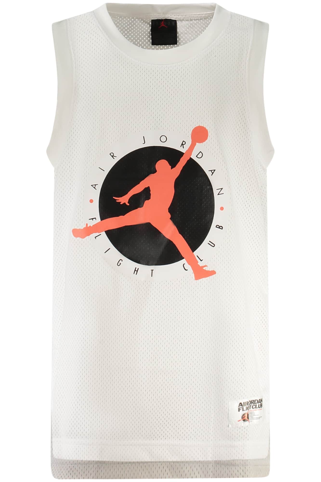 Jordan blanco camiseta de tirantes para niños
