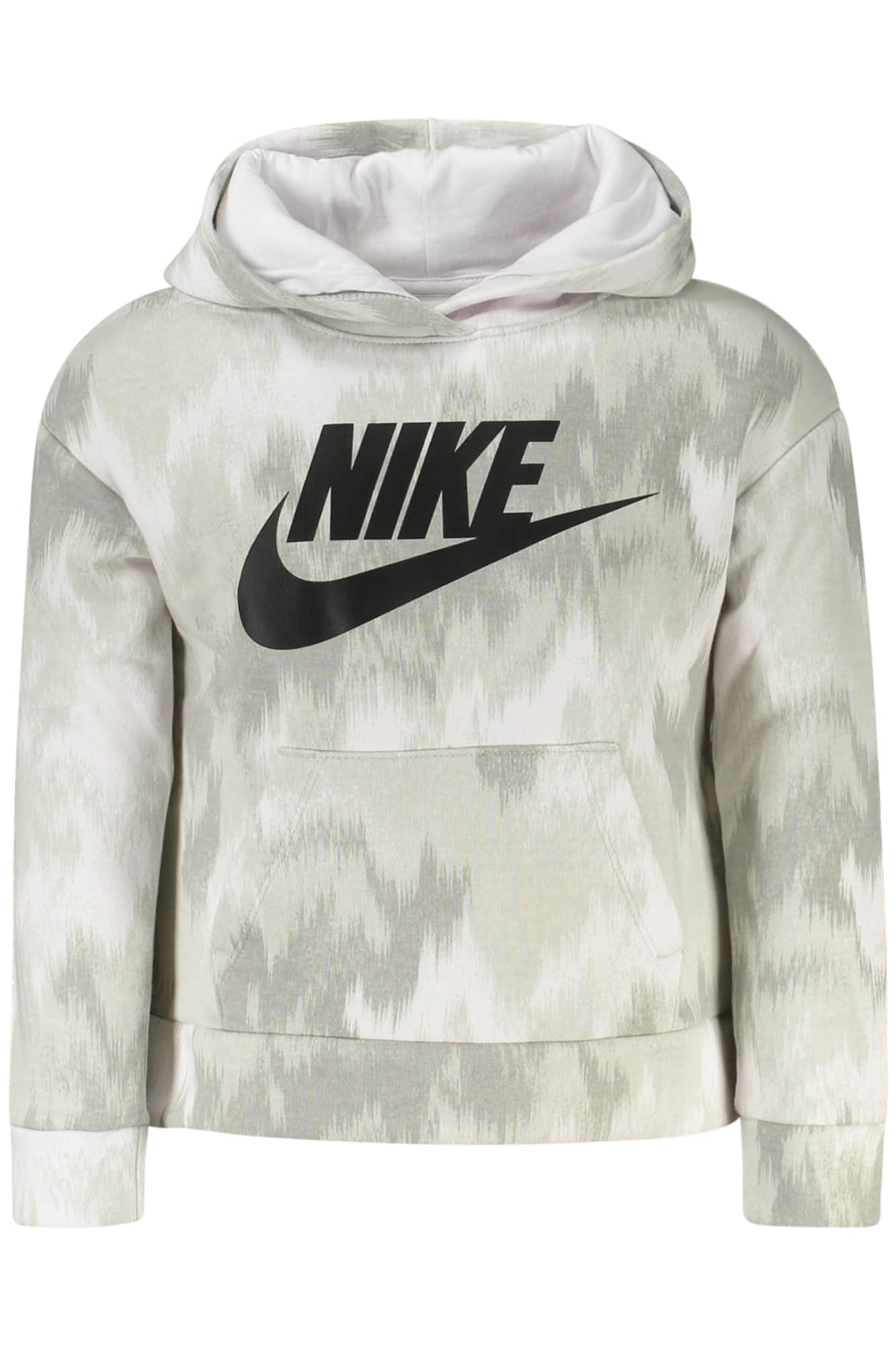 Nike niños gris con cremallera sudadera