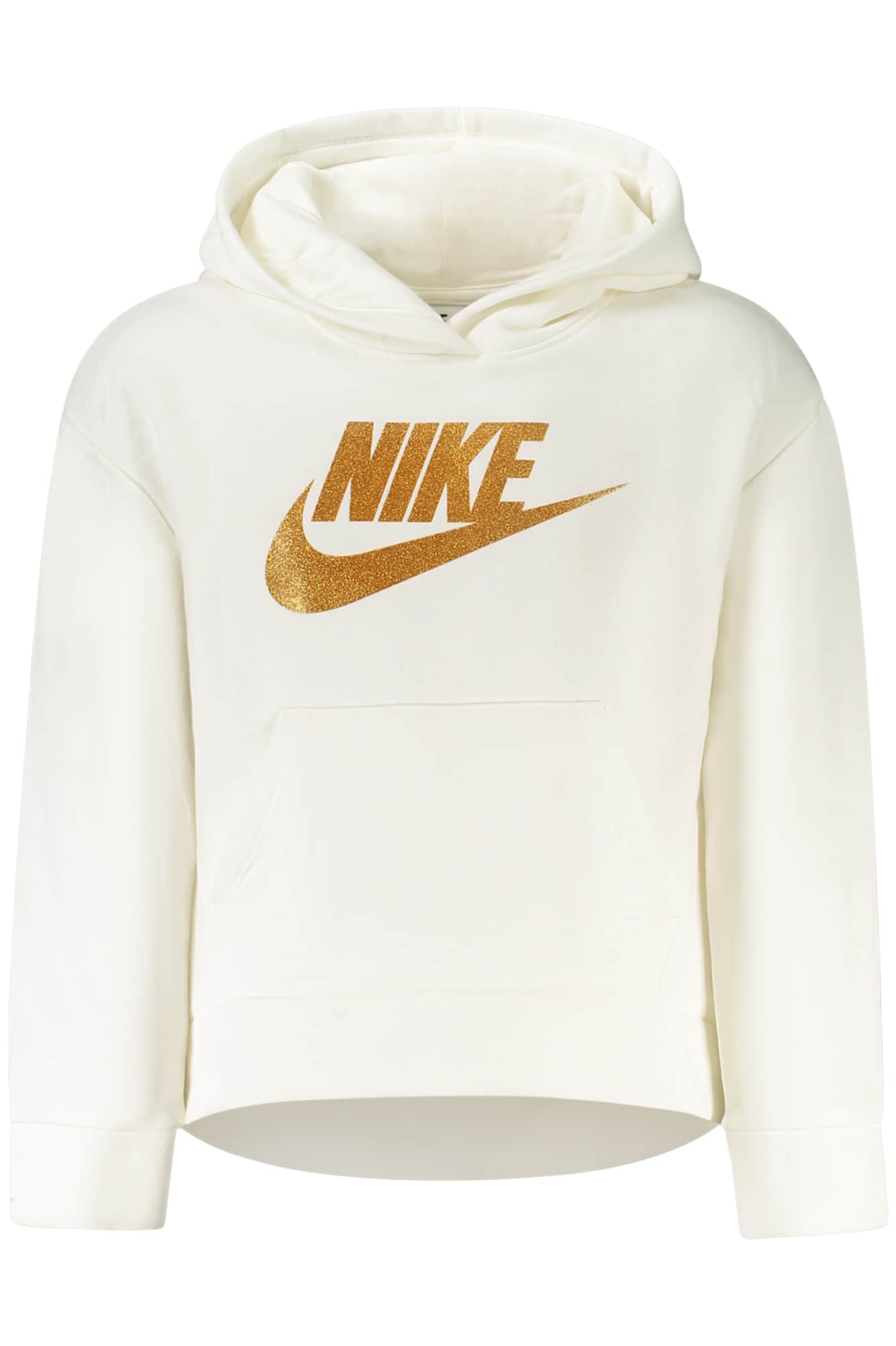Nike niños blanco con cremallera sudadera