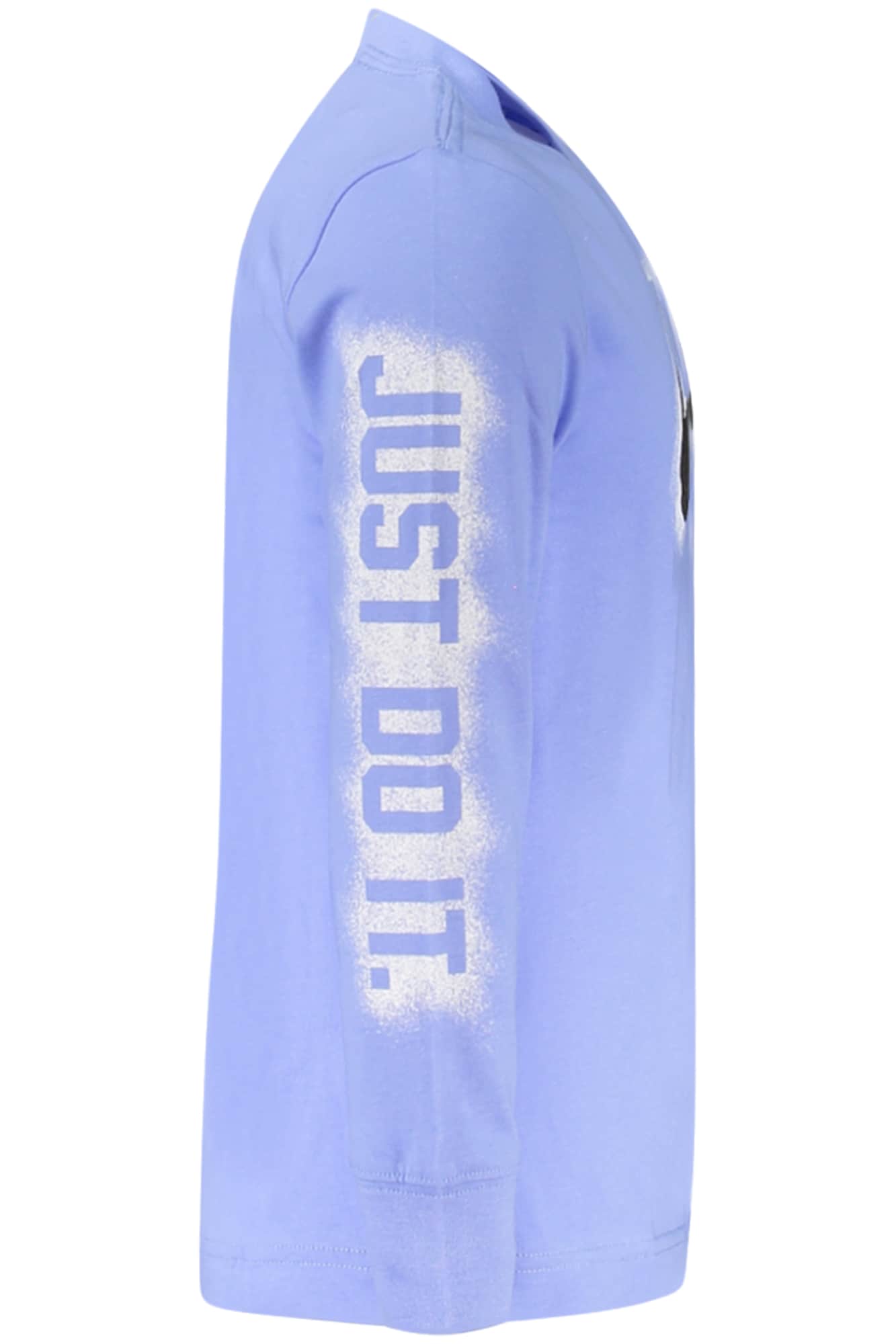 Nike niños manga larga t-camisa, azul