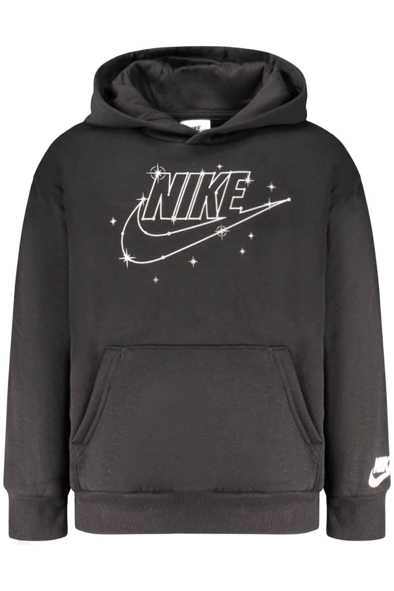 Nike niños negro con cremallera sudadera