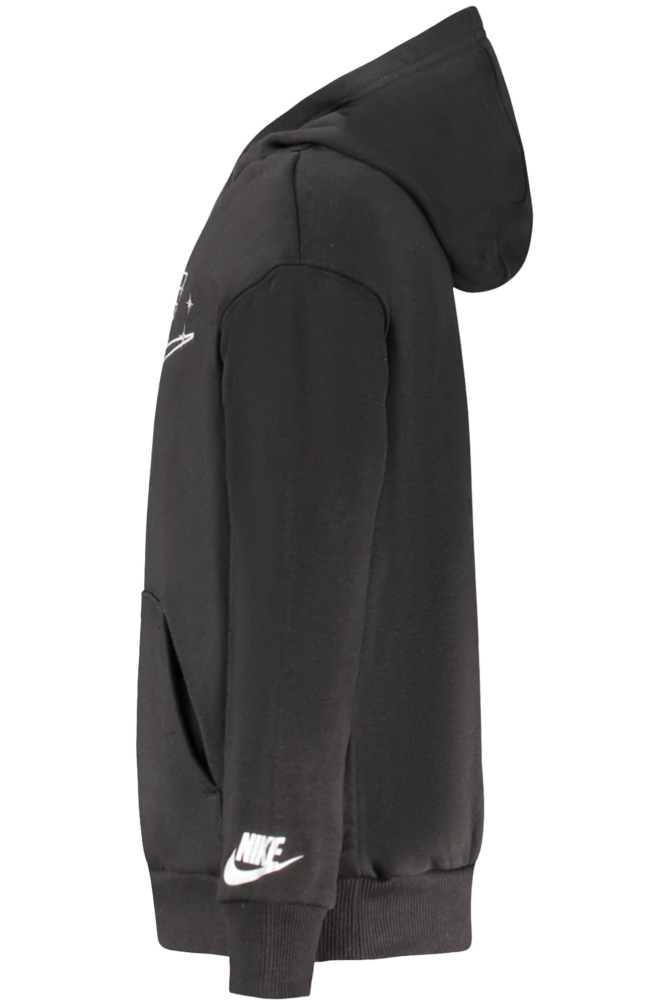 Nike niños negro con cremallera sudadera