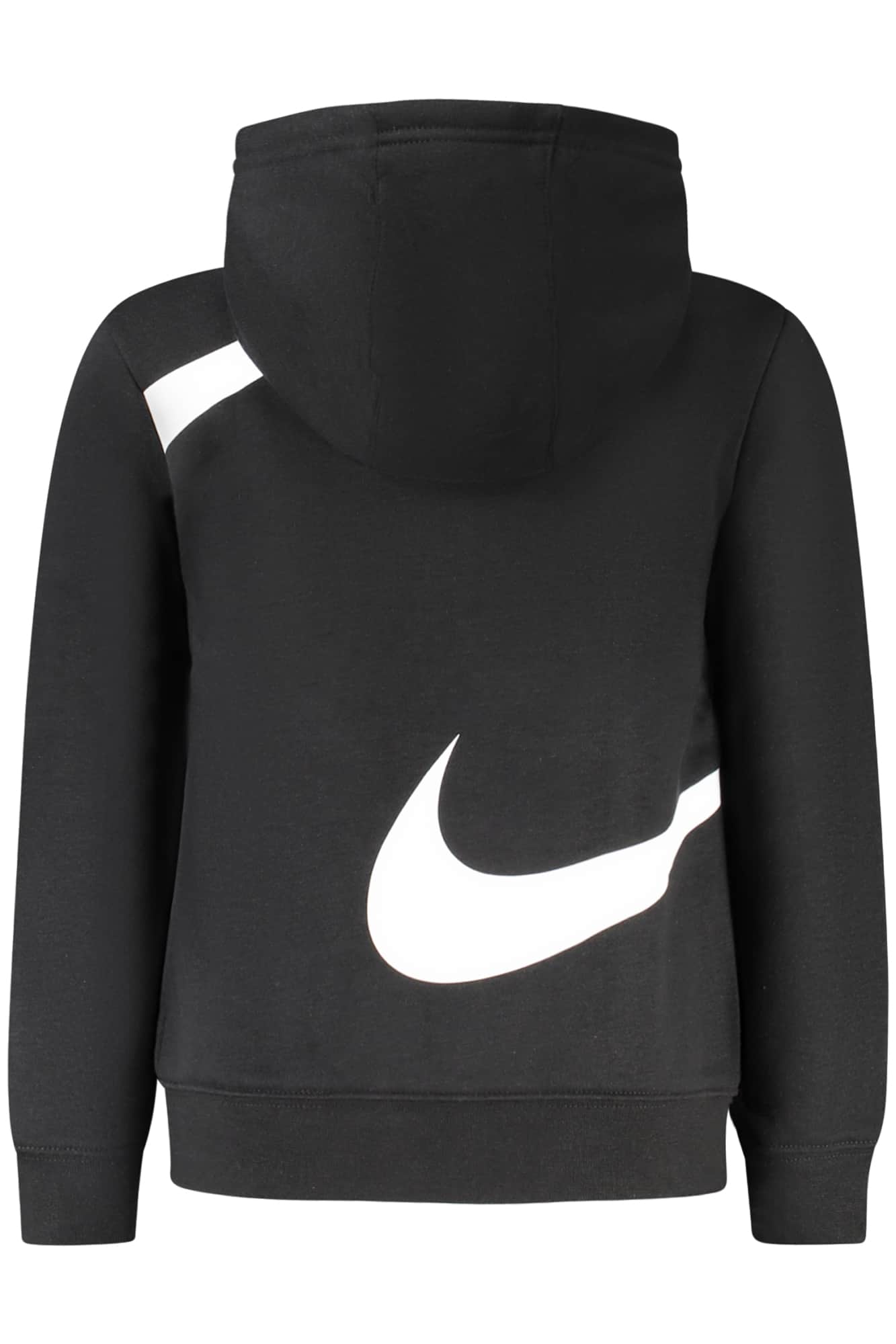Nike niños negro con cremallera sudadera
