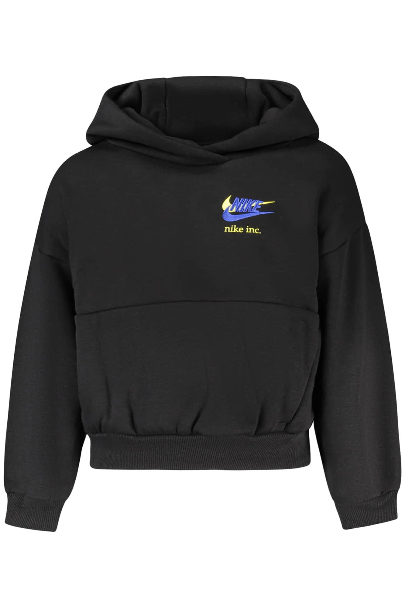Nike niños negro con cremallera sudadera