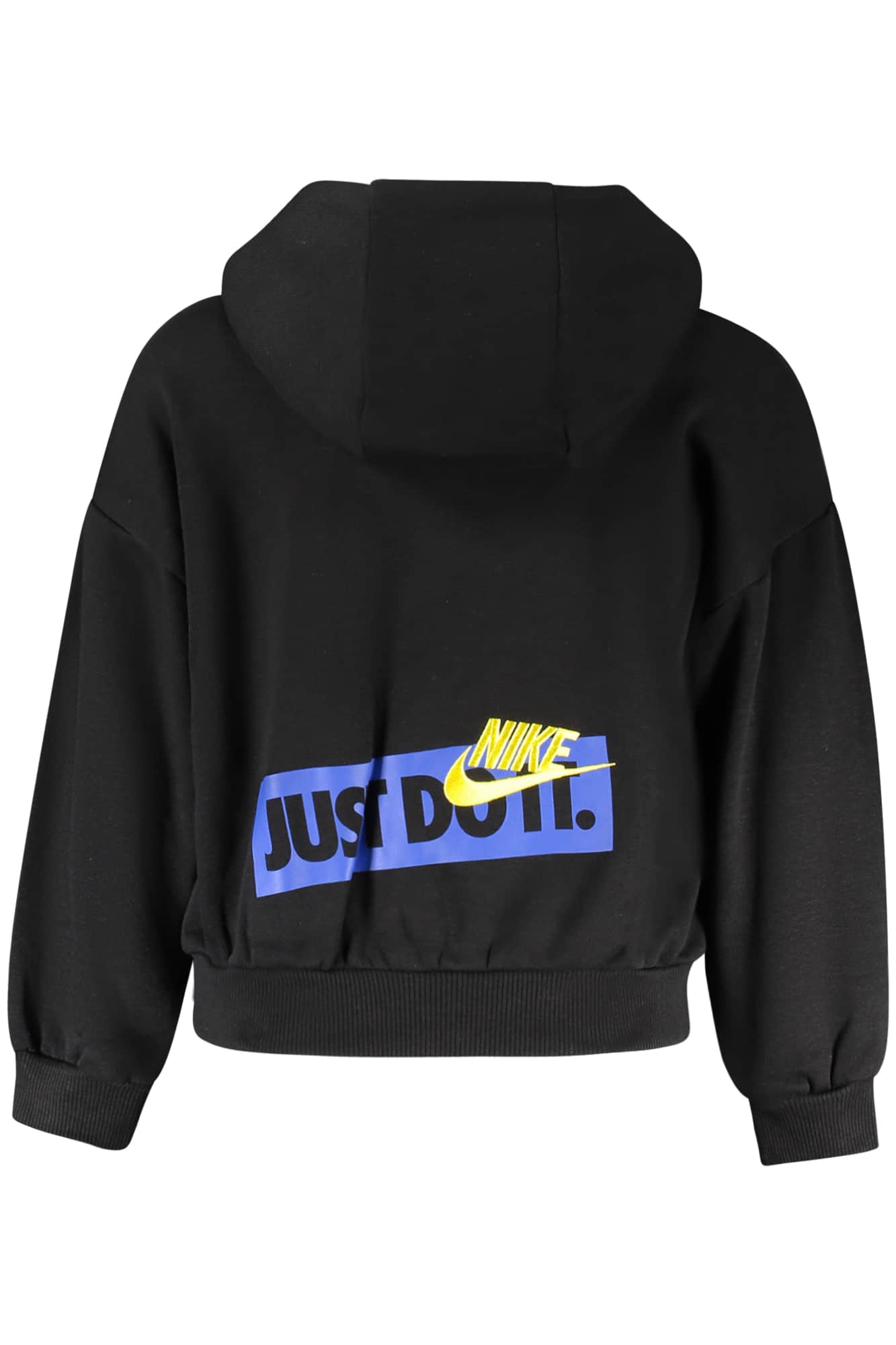 Nike niños negro con cremallera sudadera