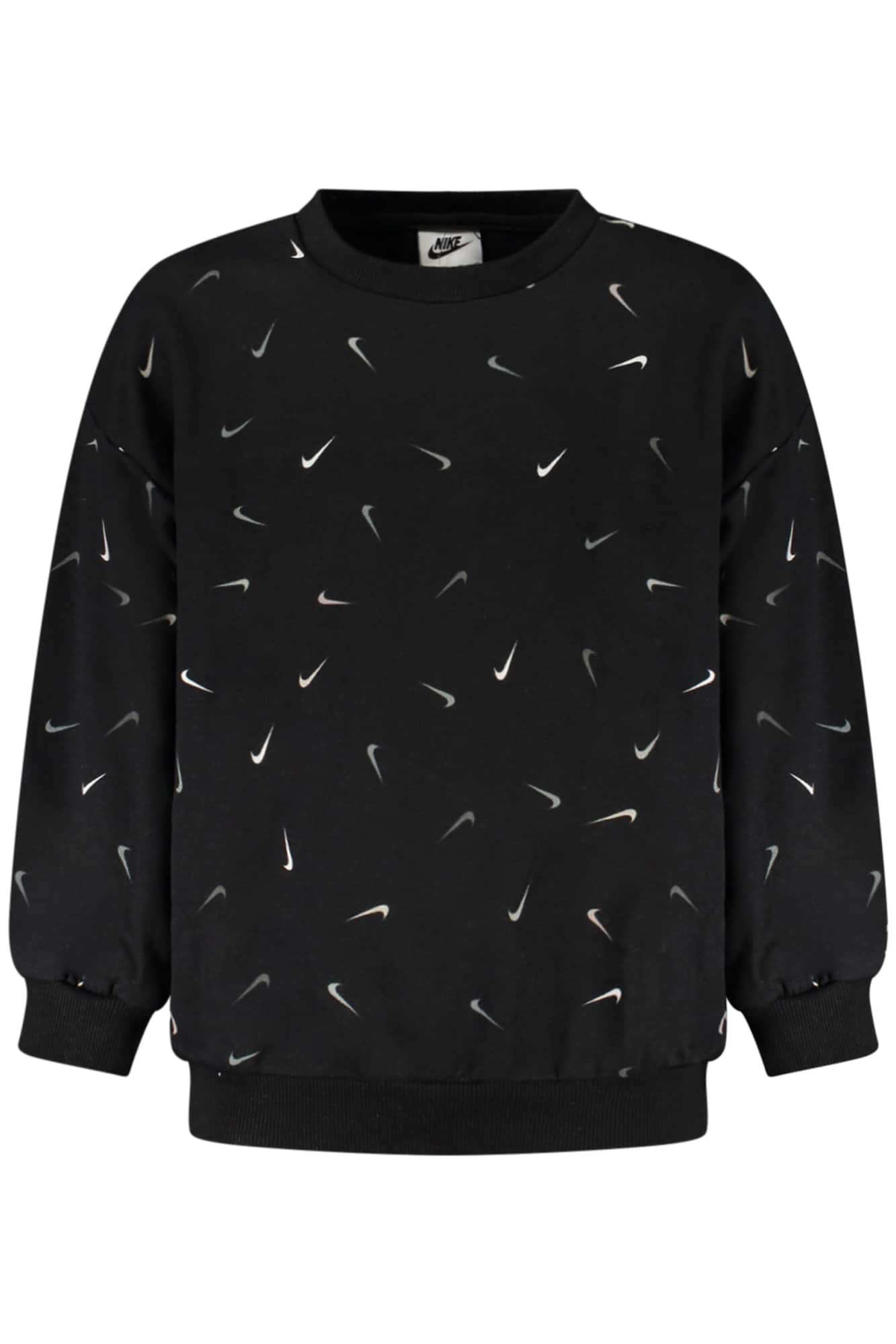 Nike niños negro con cremallera sudadera