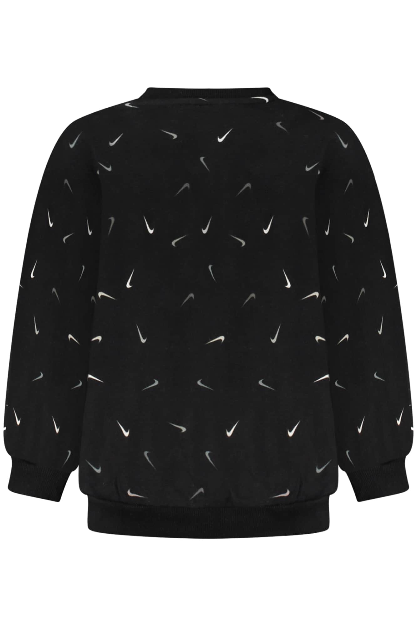 Nike niños negro con cremallera sudadera