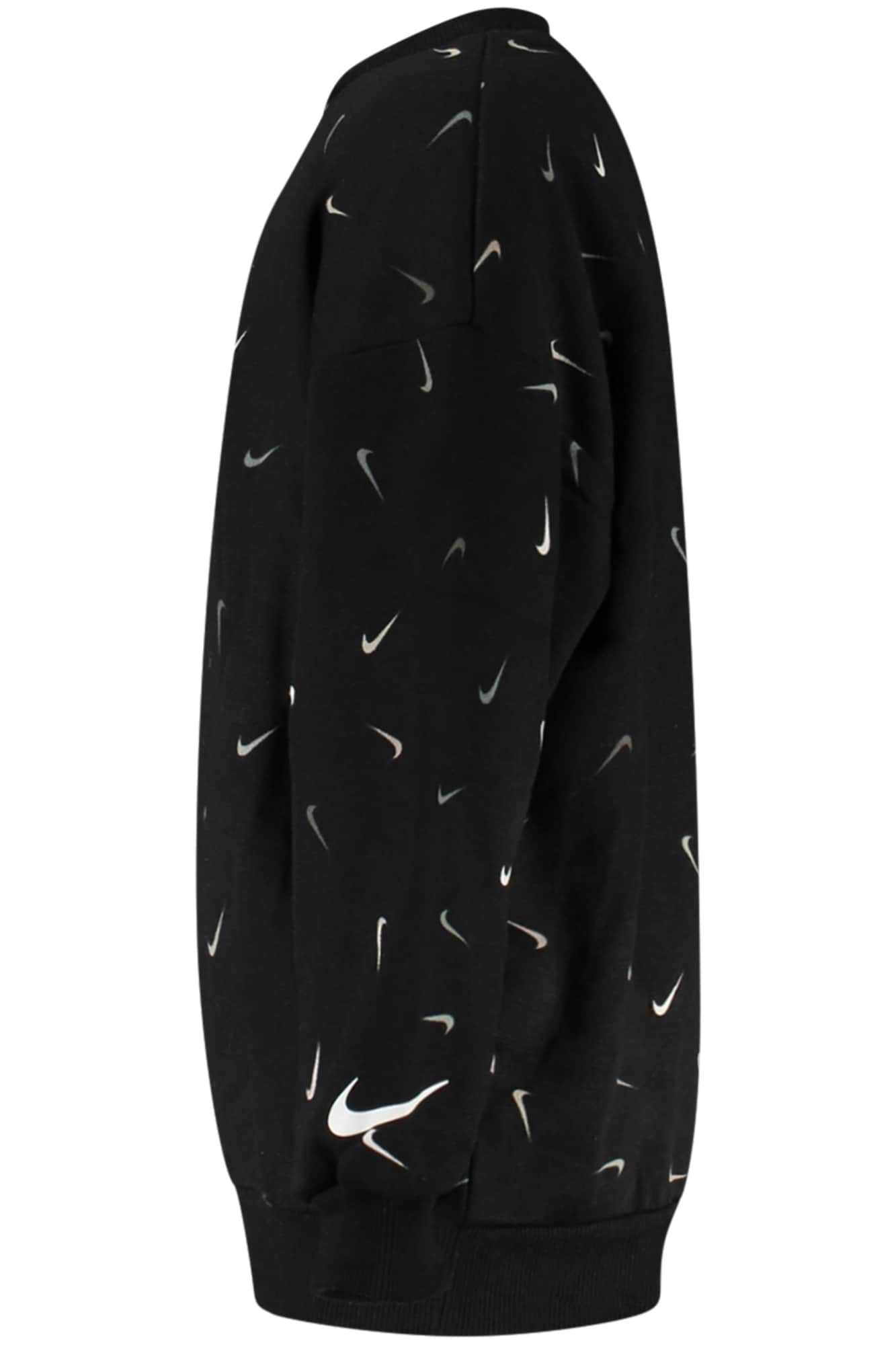 Nike niños negro con cremallera sudadera