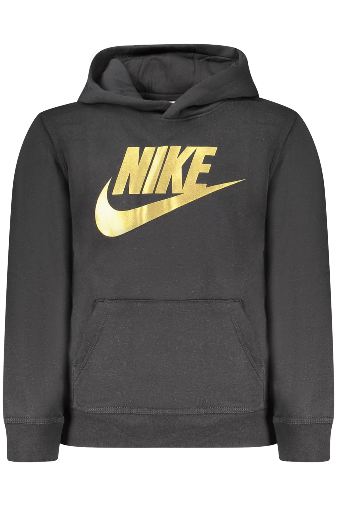 Nike niños negro con cremallera sudadera