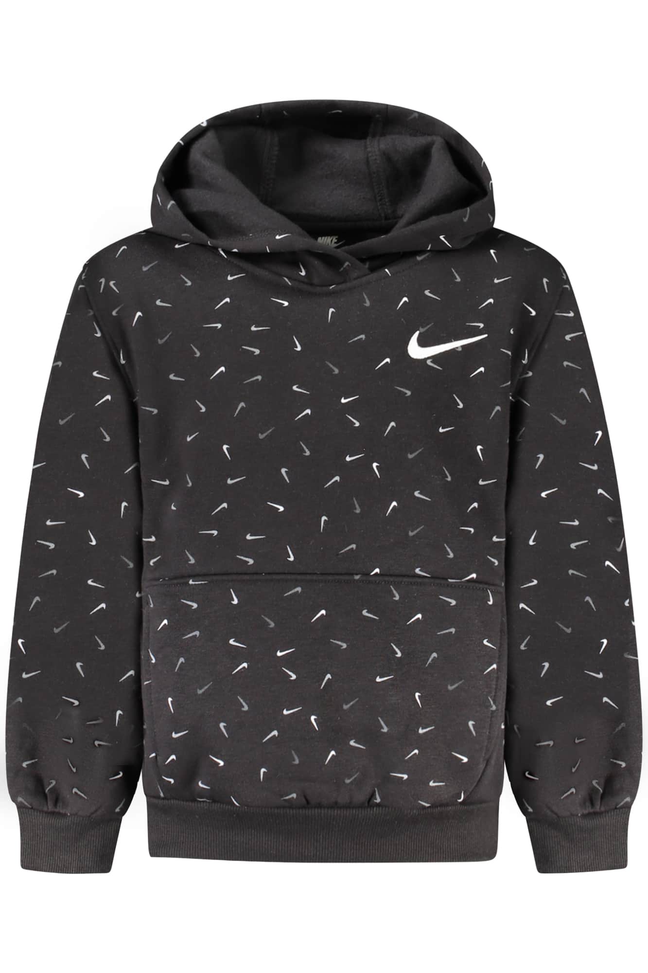 Nike niños negro con cremallera sudadera