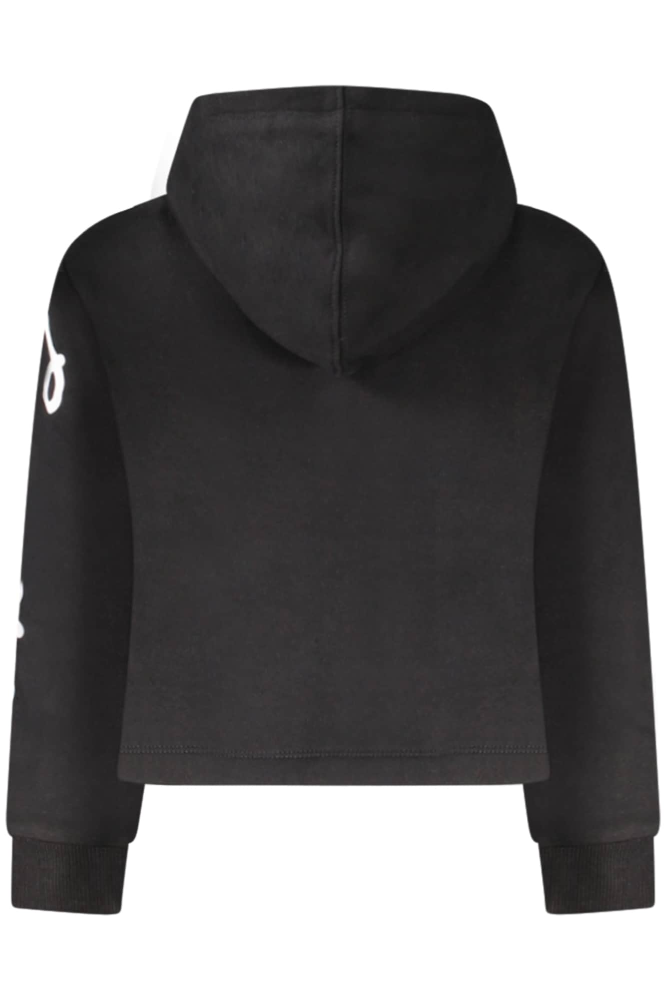 Converse Niñas Con Cremallera Sudadera Con Capucha, Negro