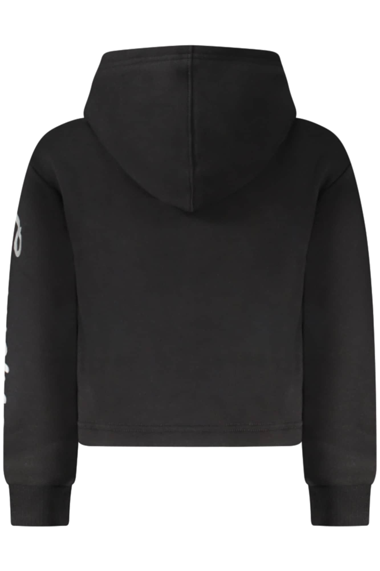 Converse Niñas Con Cremallera Sudadera Con Capucha, Negro