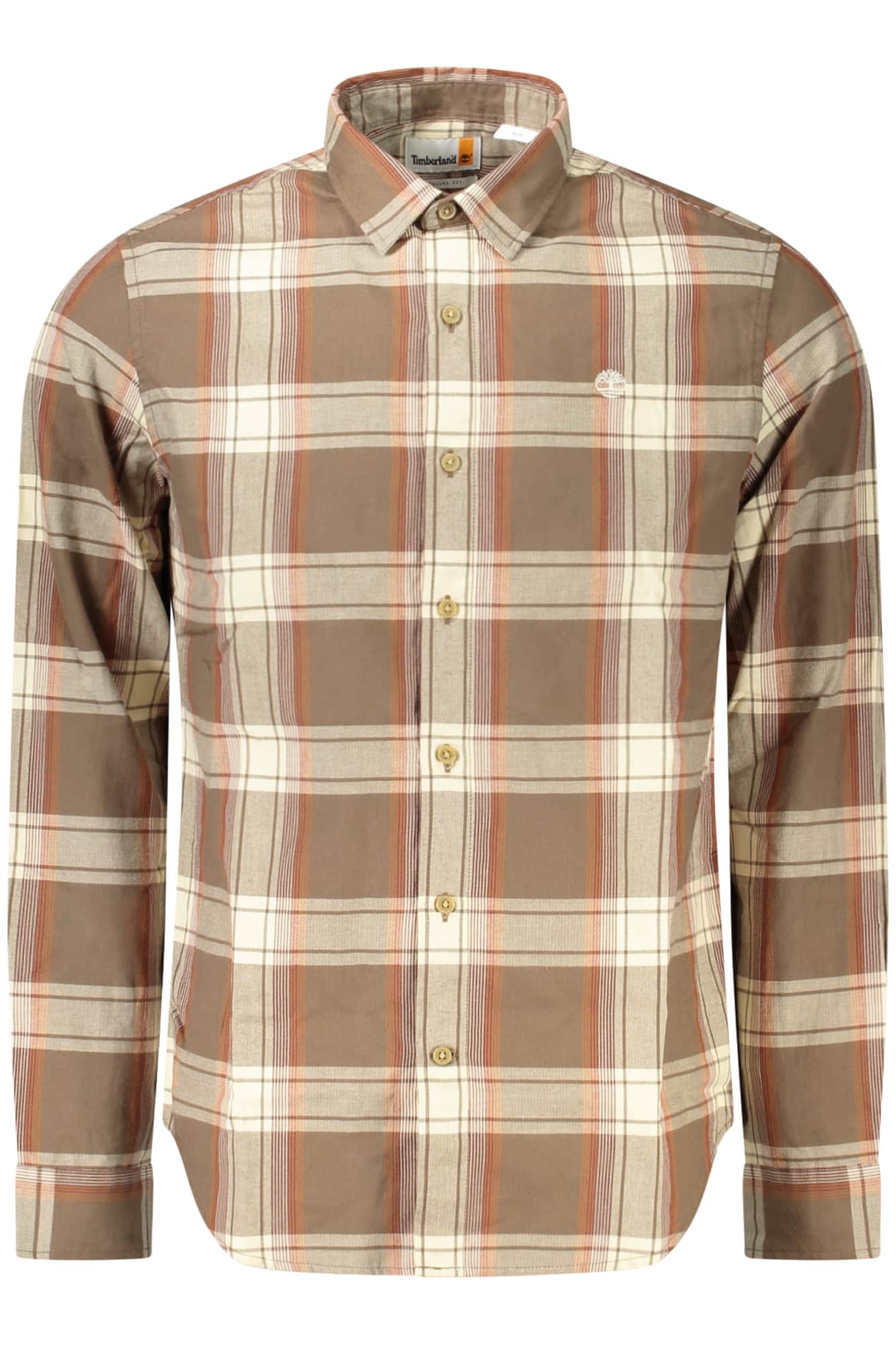 Timberland hombre manga larga camisa, rojo