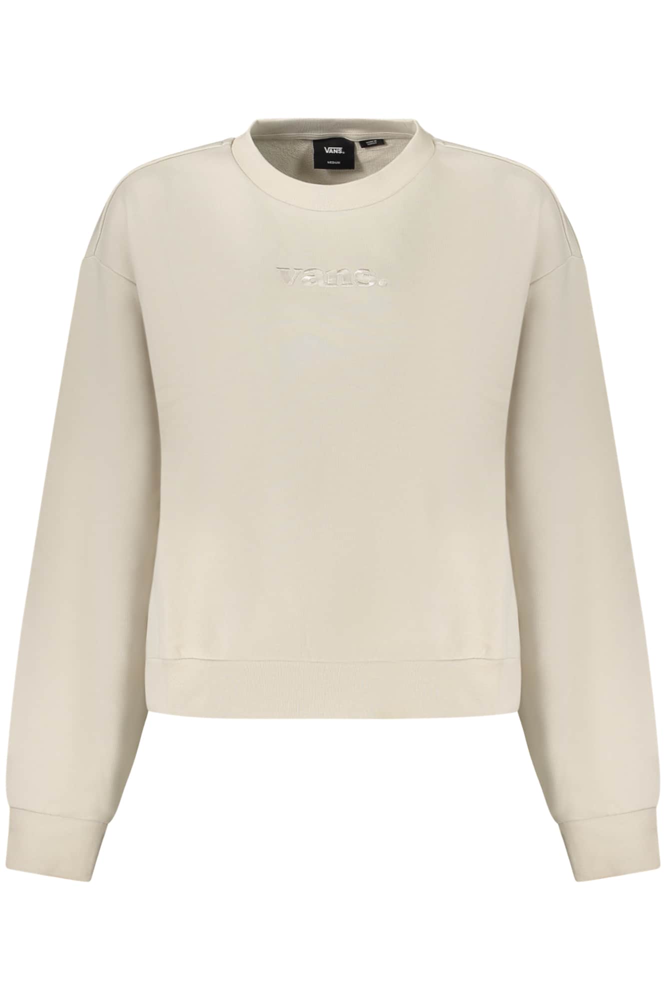 Vans mujer con cremallera sudadera in beige