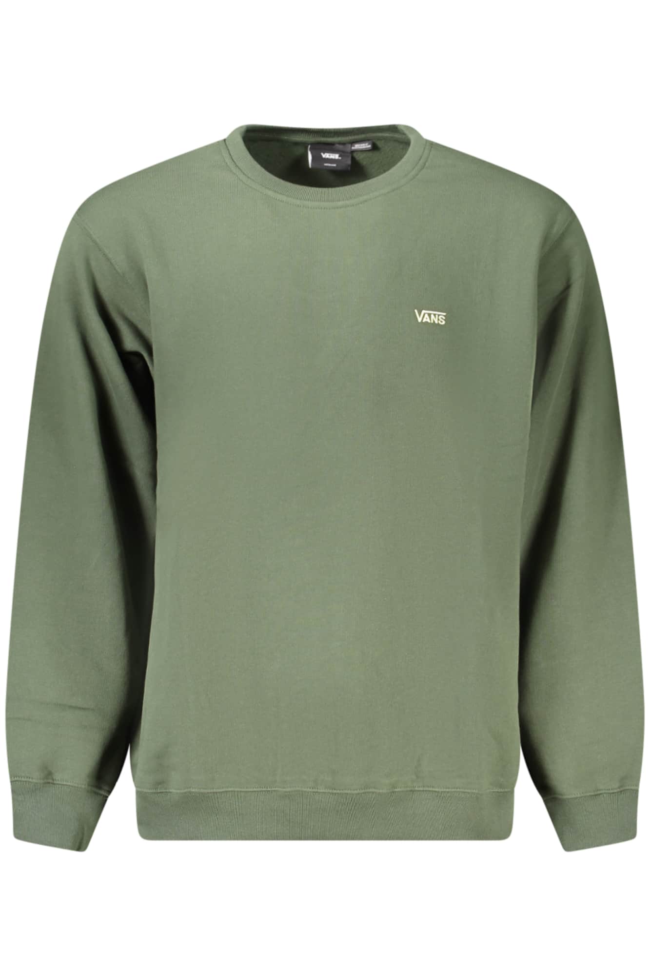 Vans hombre con cremallera sudadera verde