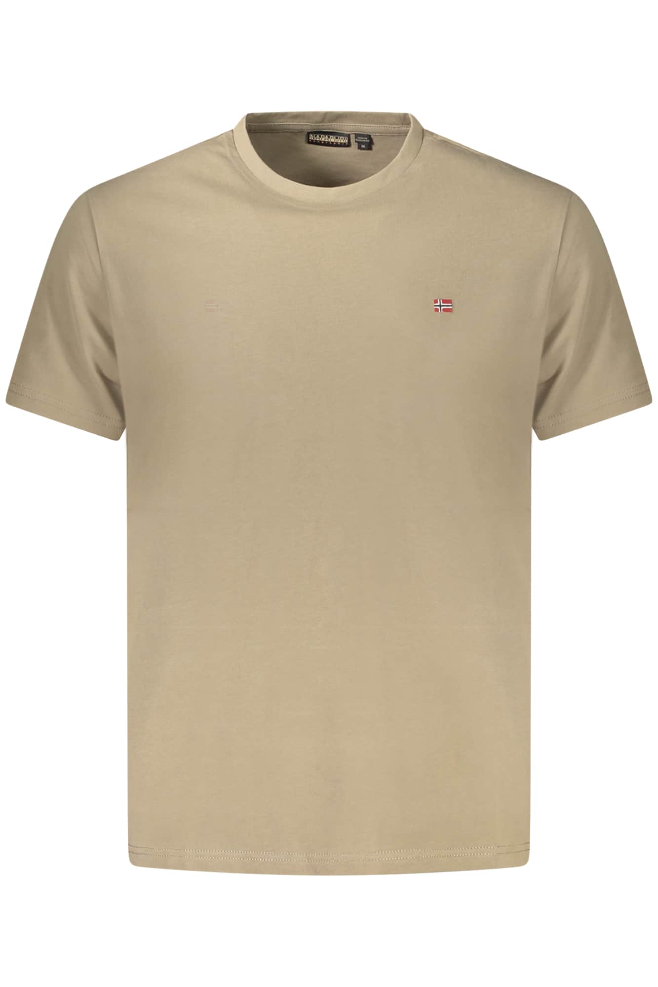 Napapijri hombre manga corta t-camisa gris