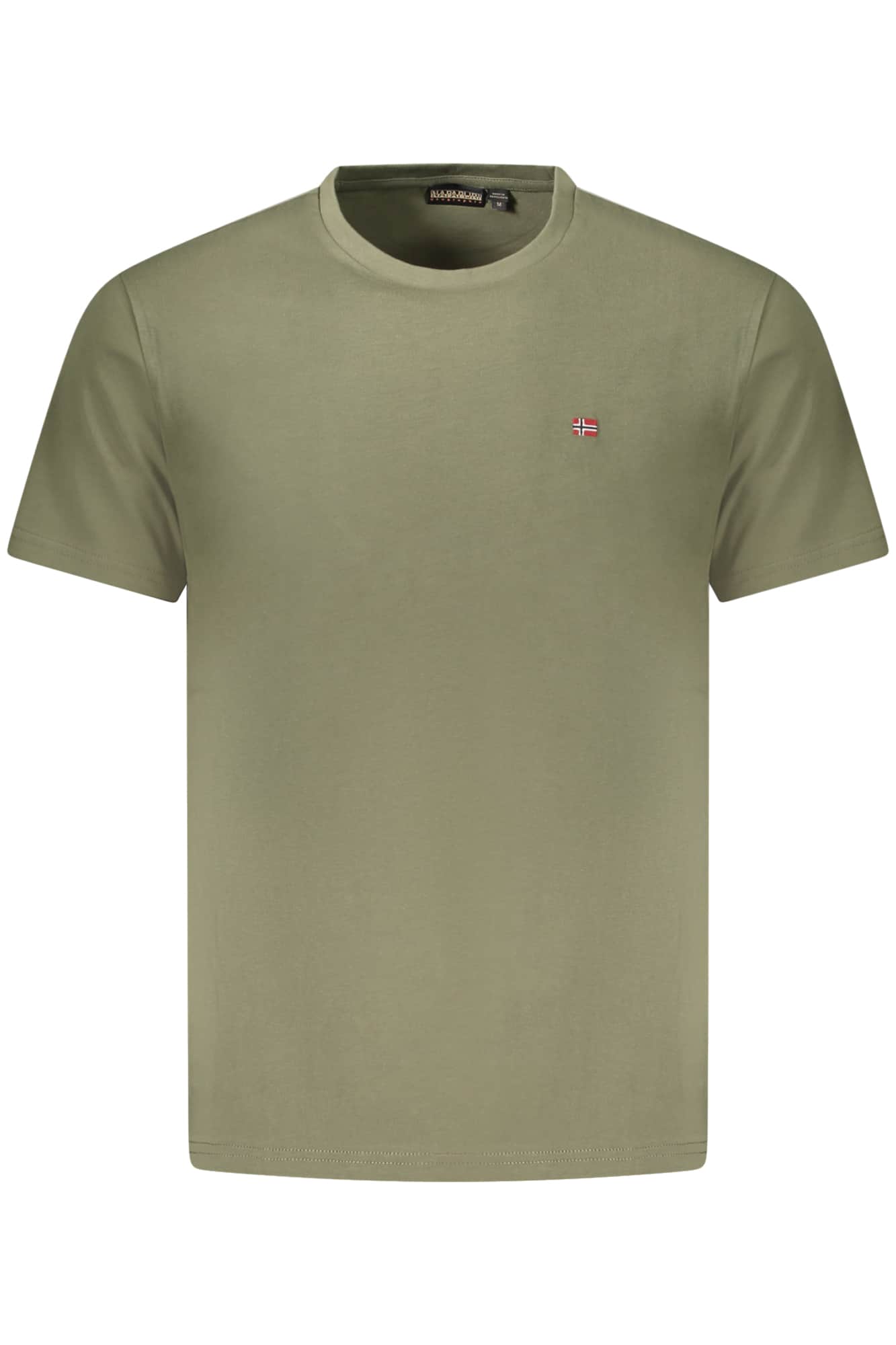 Napapijri hombre manga corta t-camisa verde