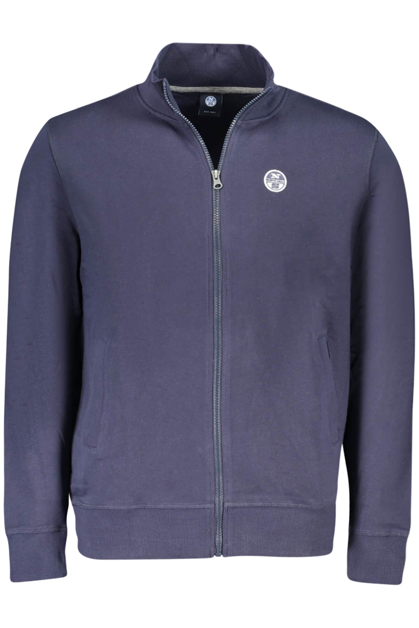 North Sails hombre negro con cremallera sudadera