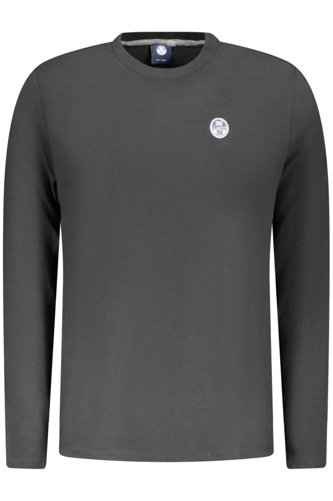 North Sails hombre manga larga t-camisa negro