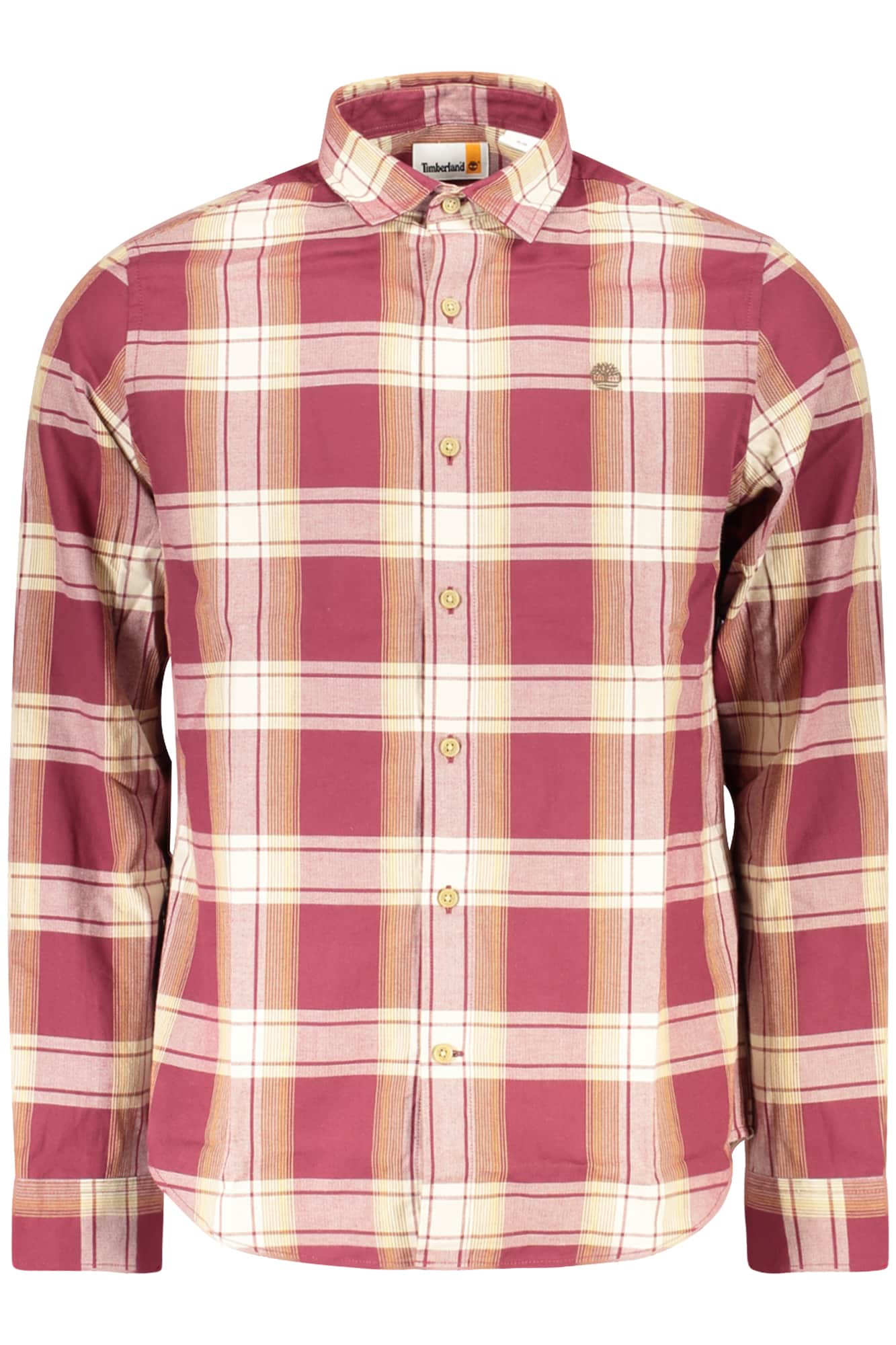 Timberland hombre manga larga camisa, rojo