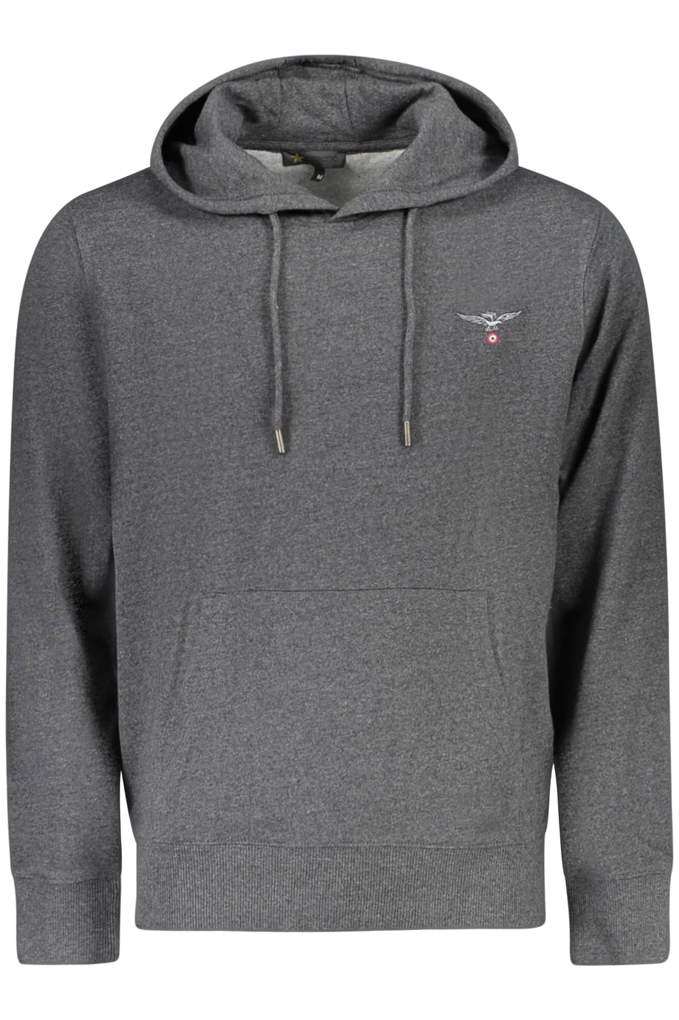 Military academy hombre gris con cremallera sudadera